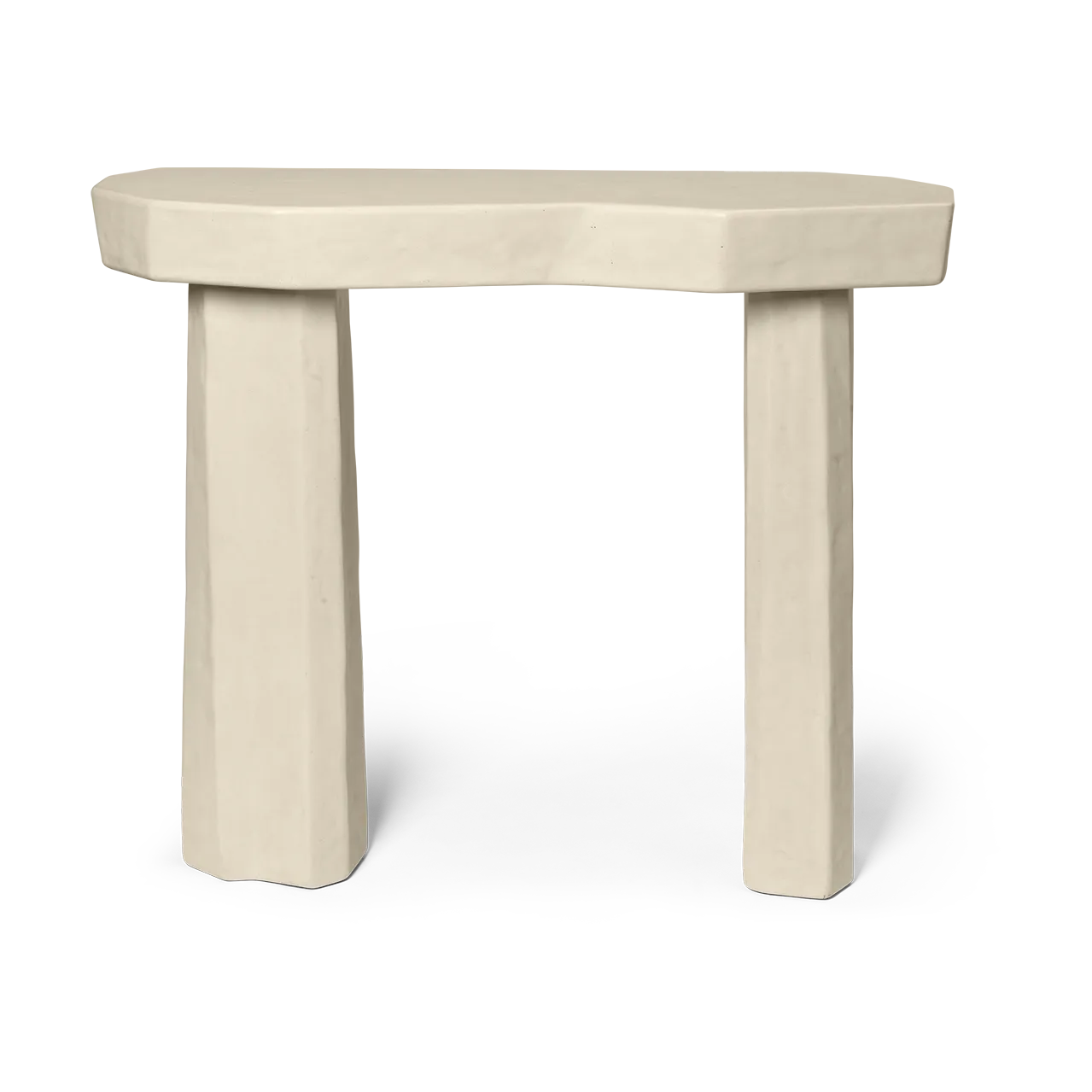 Ferm Living Staffa console table sivupöytä 33,4x100,8x85 cm Ivory