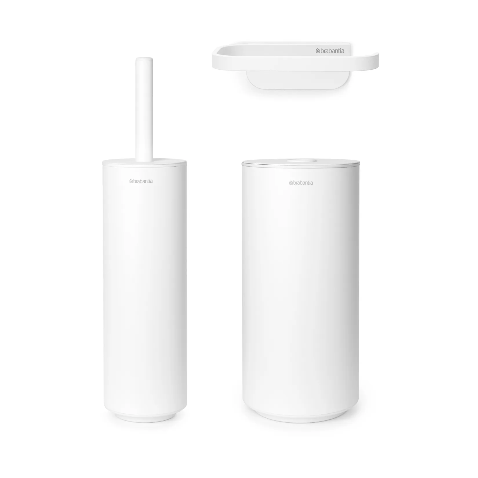 Brabantia Mindset WC-setti 3 osaa Mineral Fresh White