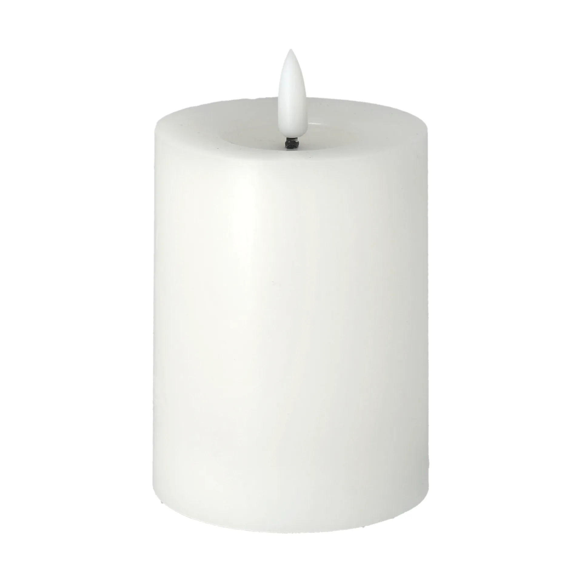 Scandi Essentials Bright Melt LED-pöytäkynttilä 12,5 cm Valkoinen