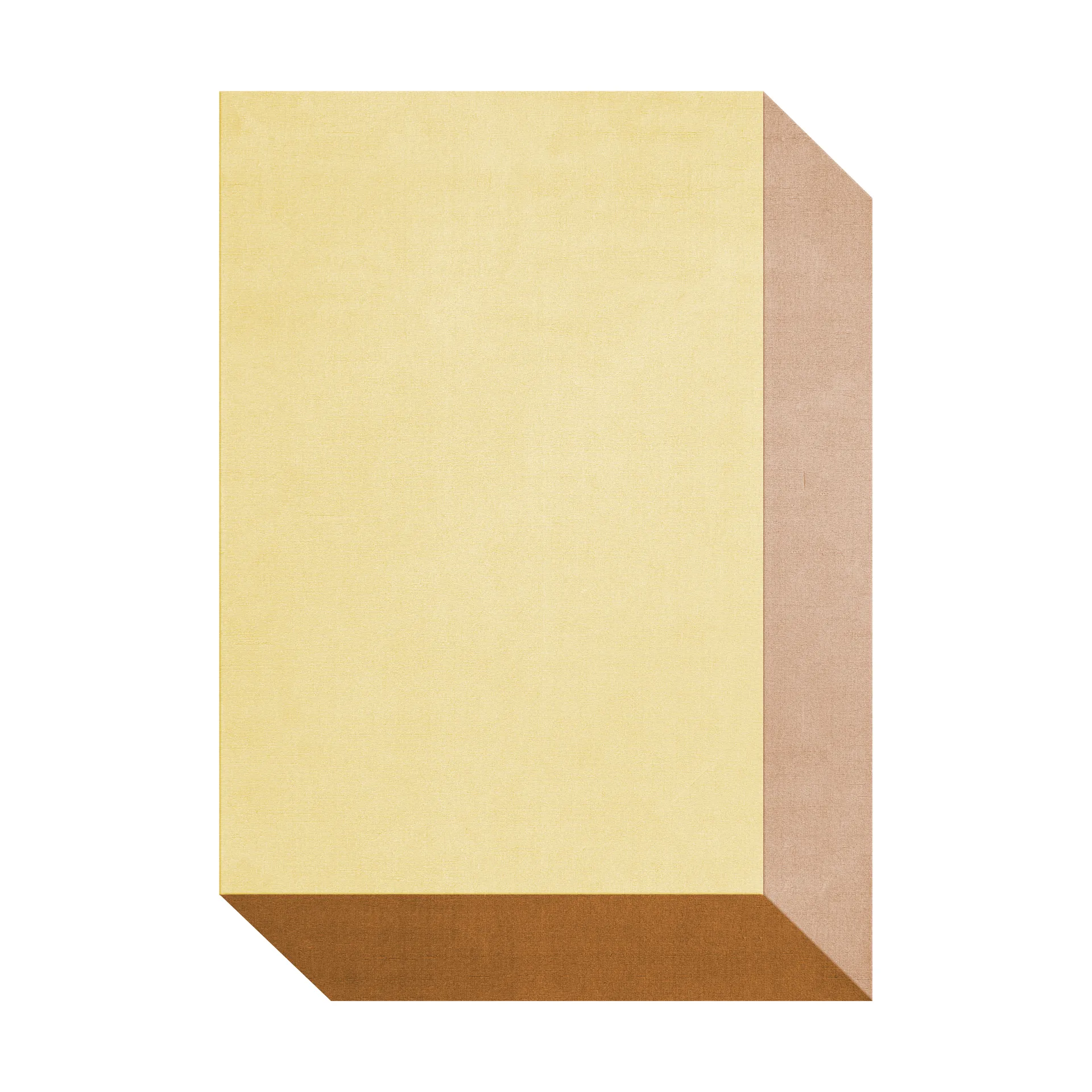 Layered Teklan box villamatto Yellows, 250x350 cm