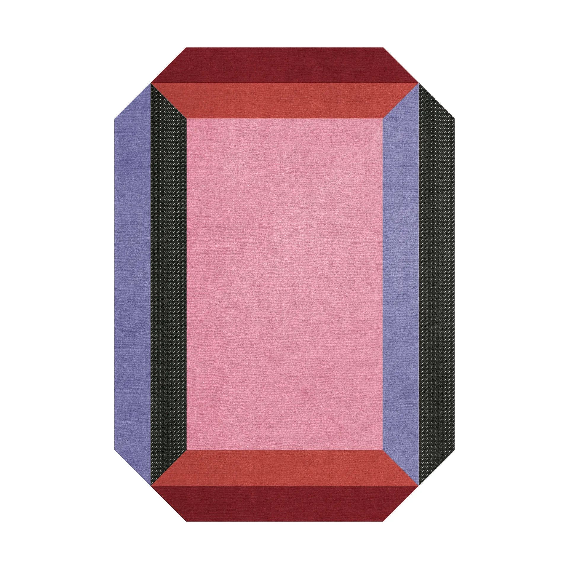 Layered Teklan crystal spectrum villamatto Multi, 200x300 cm