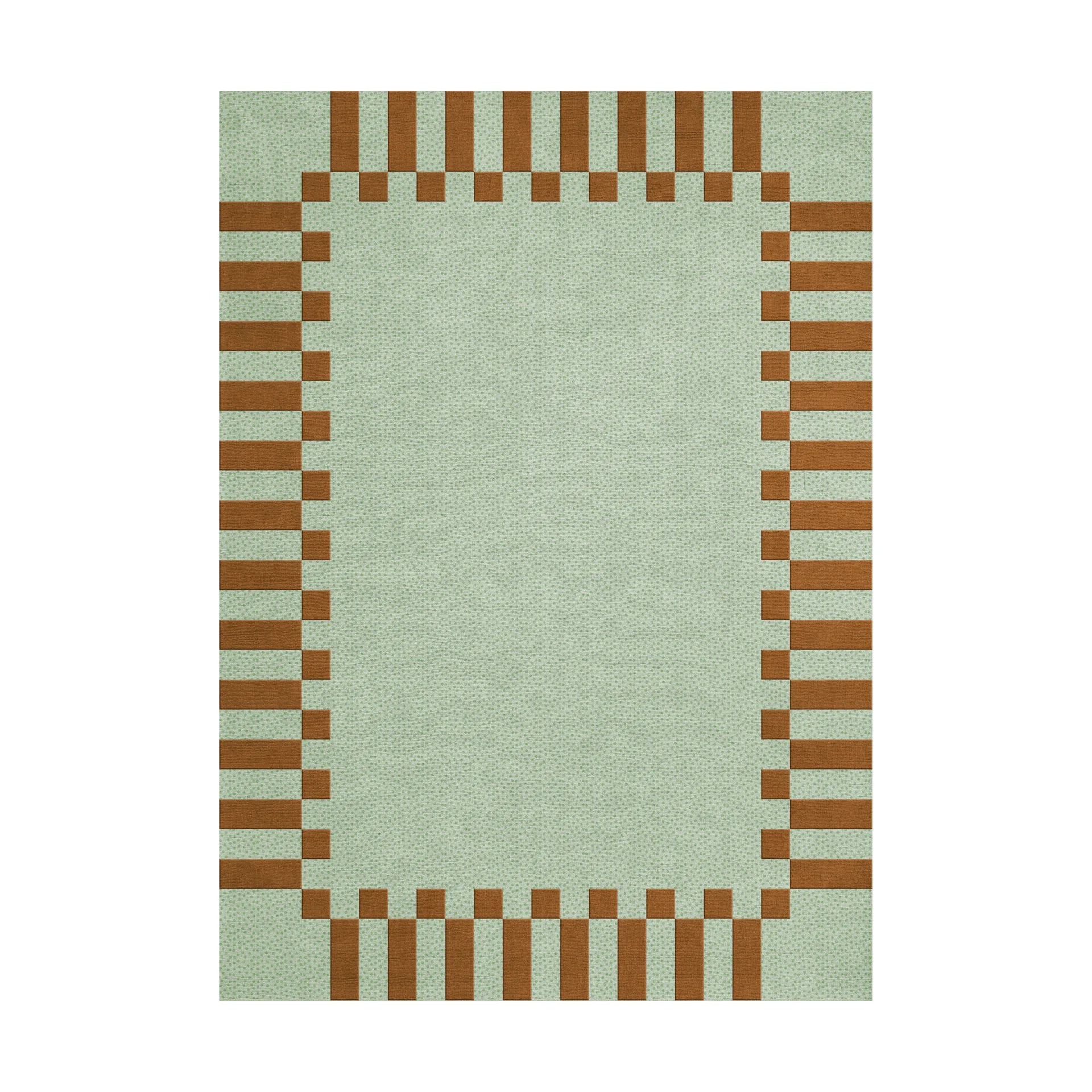 Layered Teklan frame villamatto Pistachio camel, 180x270 cm