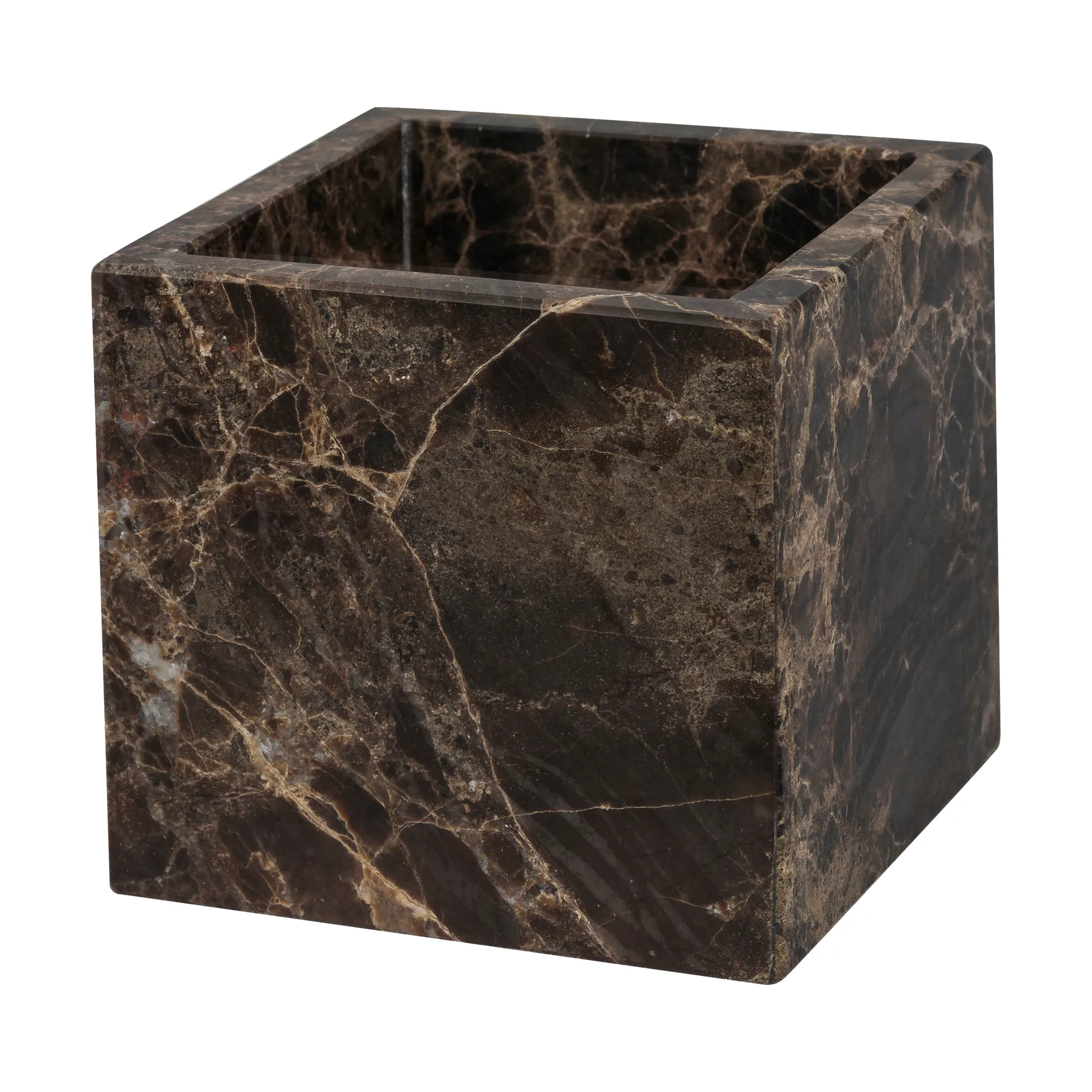Mette Ditmer Marble kuutio 8,5x8,5 cm Brown