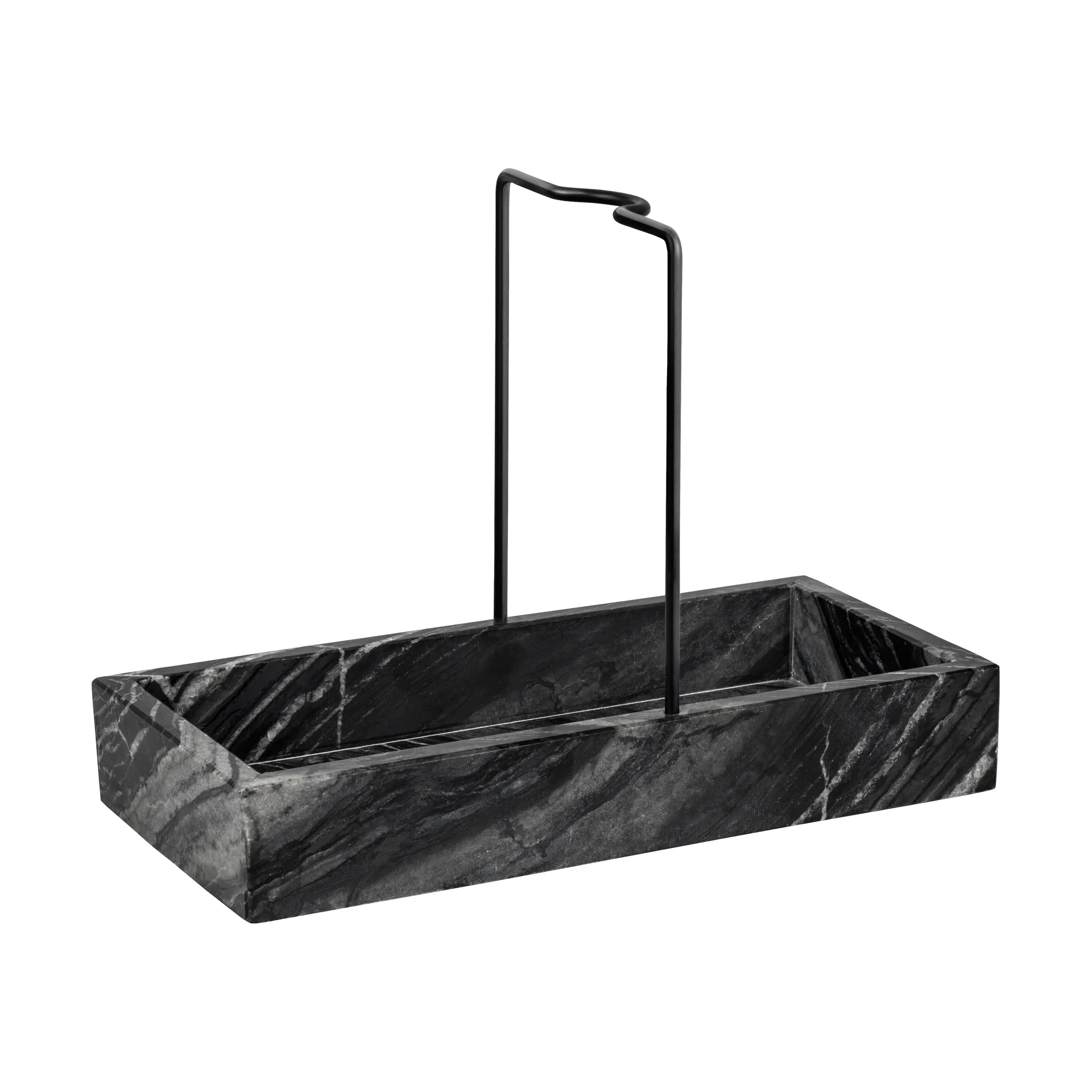 Mette Ditmer Marble tiskipöydän järjestäjä 12x23,5 cm Black-grey
