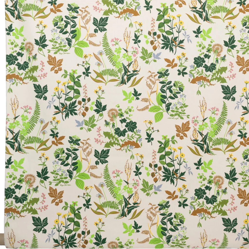 Almedahls Ängsö kangas Multi-beige