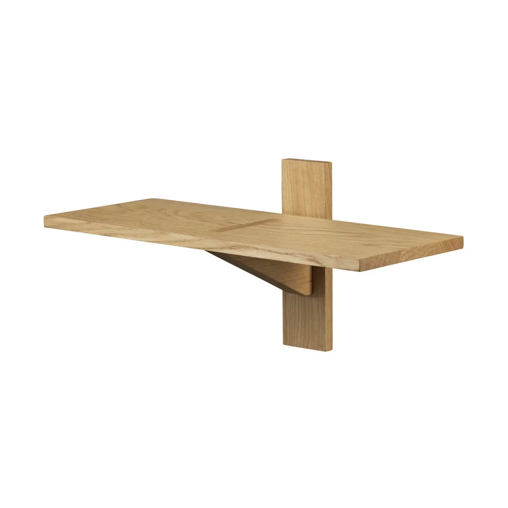 FDB Møbler B100 Sorø hylly 24x50 cm oak nature oiled