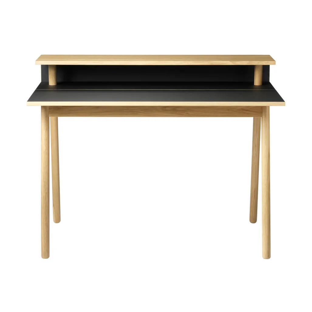 FDB Møbler C68 Nørrebro kirjoituspöytä Nero-oak nature lacquered