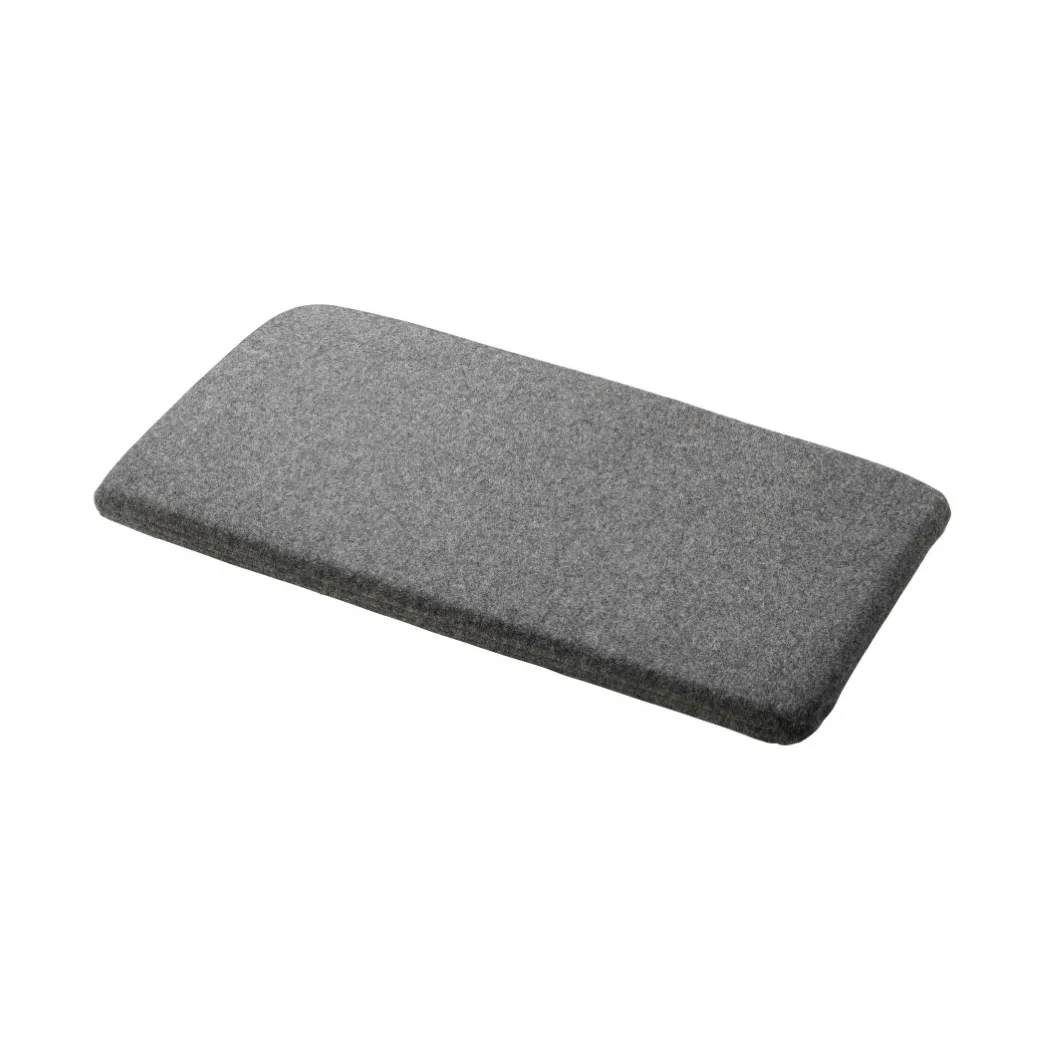 FDB Møbler R6 Radius istuintyyny 33x65 cm Dark mottled grey