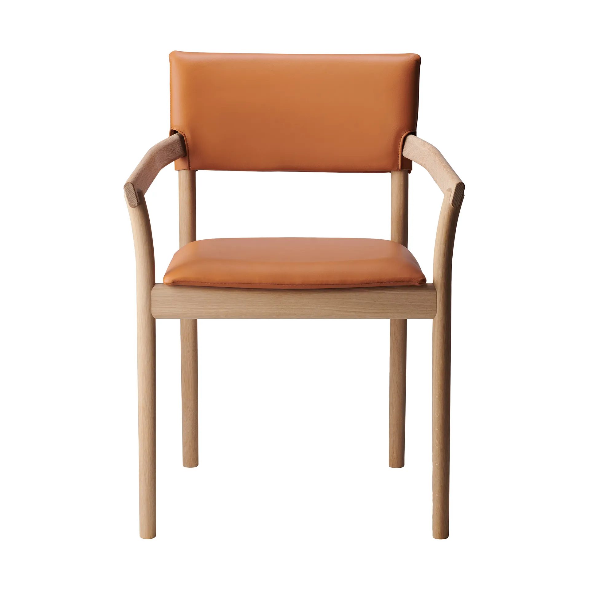 Gärsnäs Vyn käsinojallinen tuoli verhoiltu istuinosa Monocoat natural-Elmosoft 43283