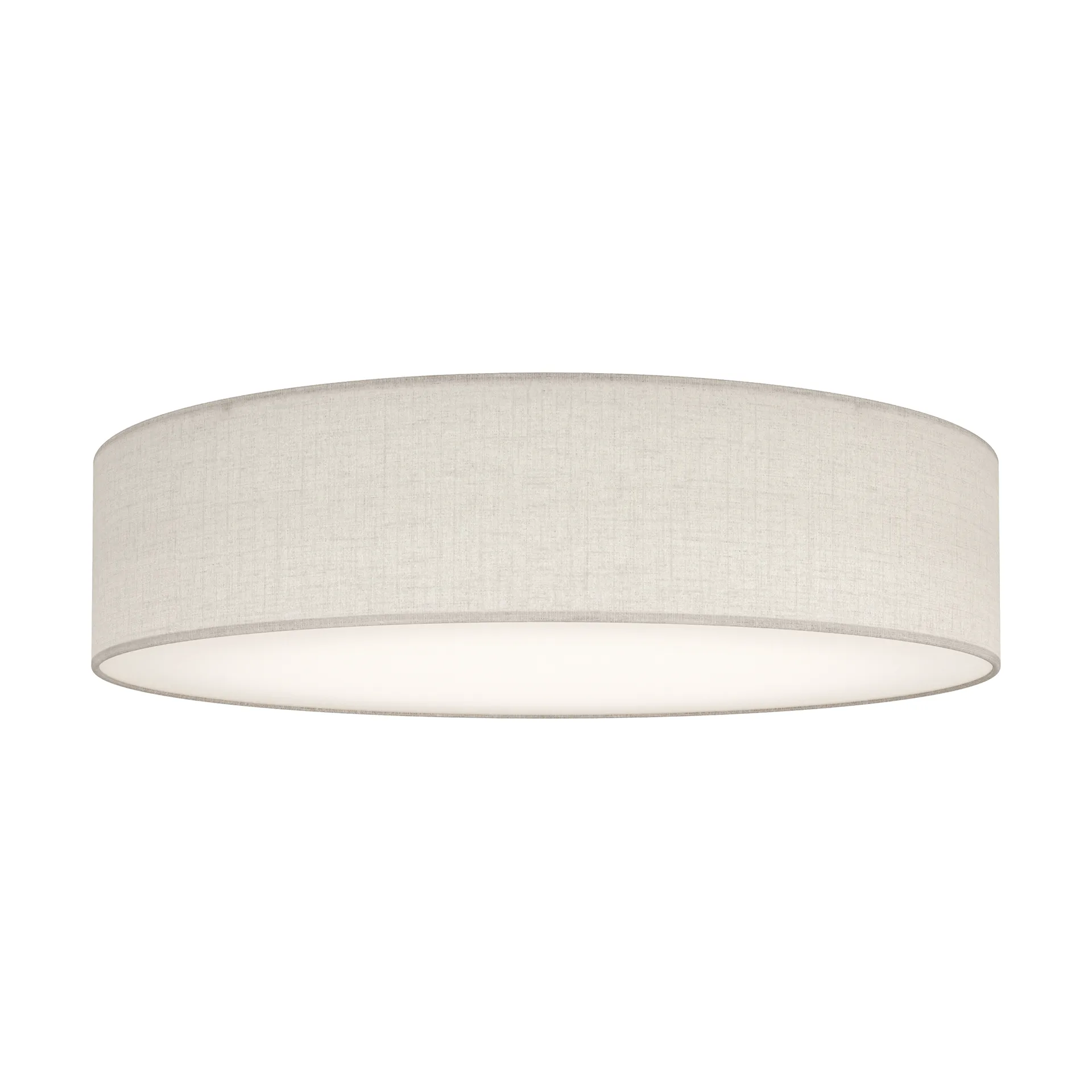 Belid Soft kangasplafondi Ø50 cm Valkoinen