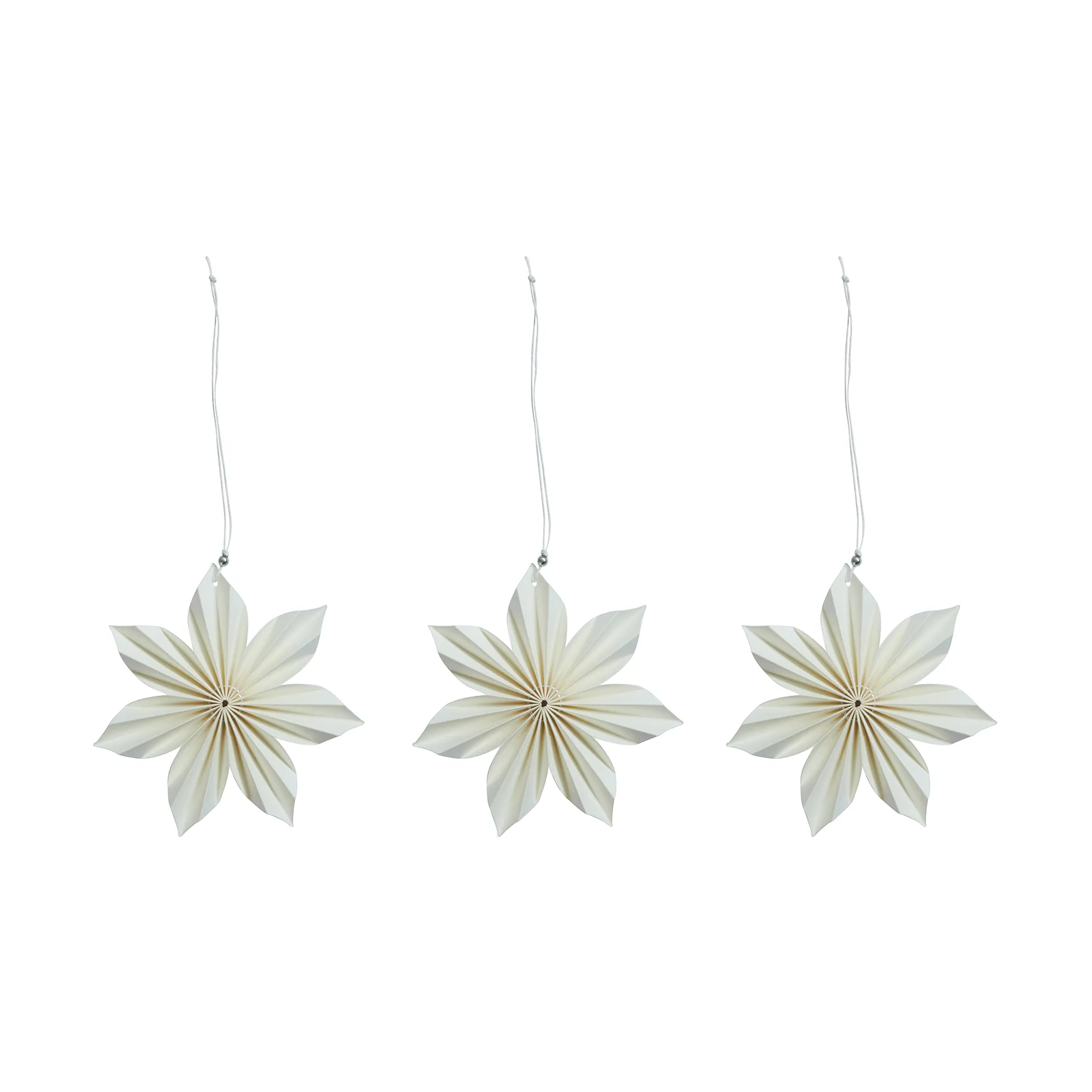 Watt & Veke Aurora julkoriste 3-pakkaus White-brown