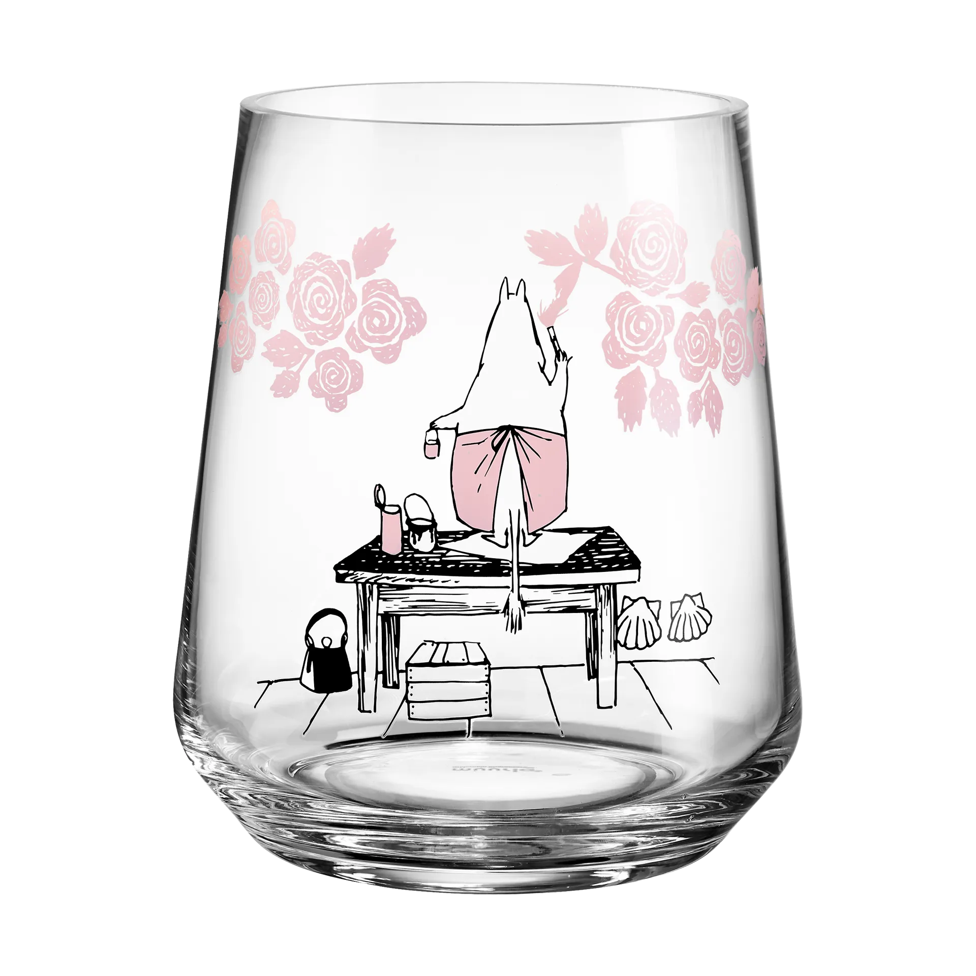 Muurla Moomin originals kynttilälyhty/maljakko 17,5 cm Roses