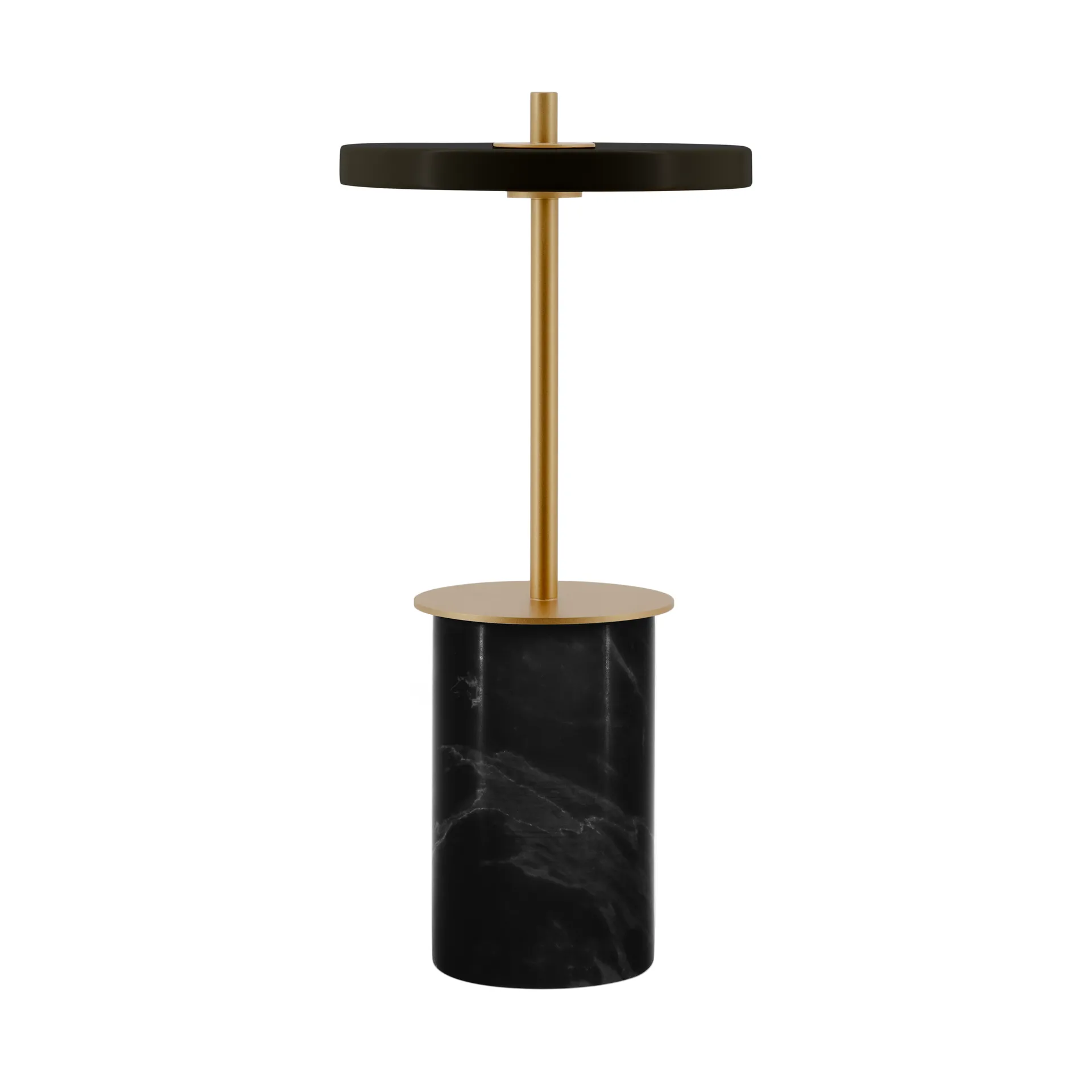 Umage Asteria Move Mini pöytävalaisin Ø12x25,5 cm Black marble