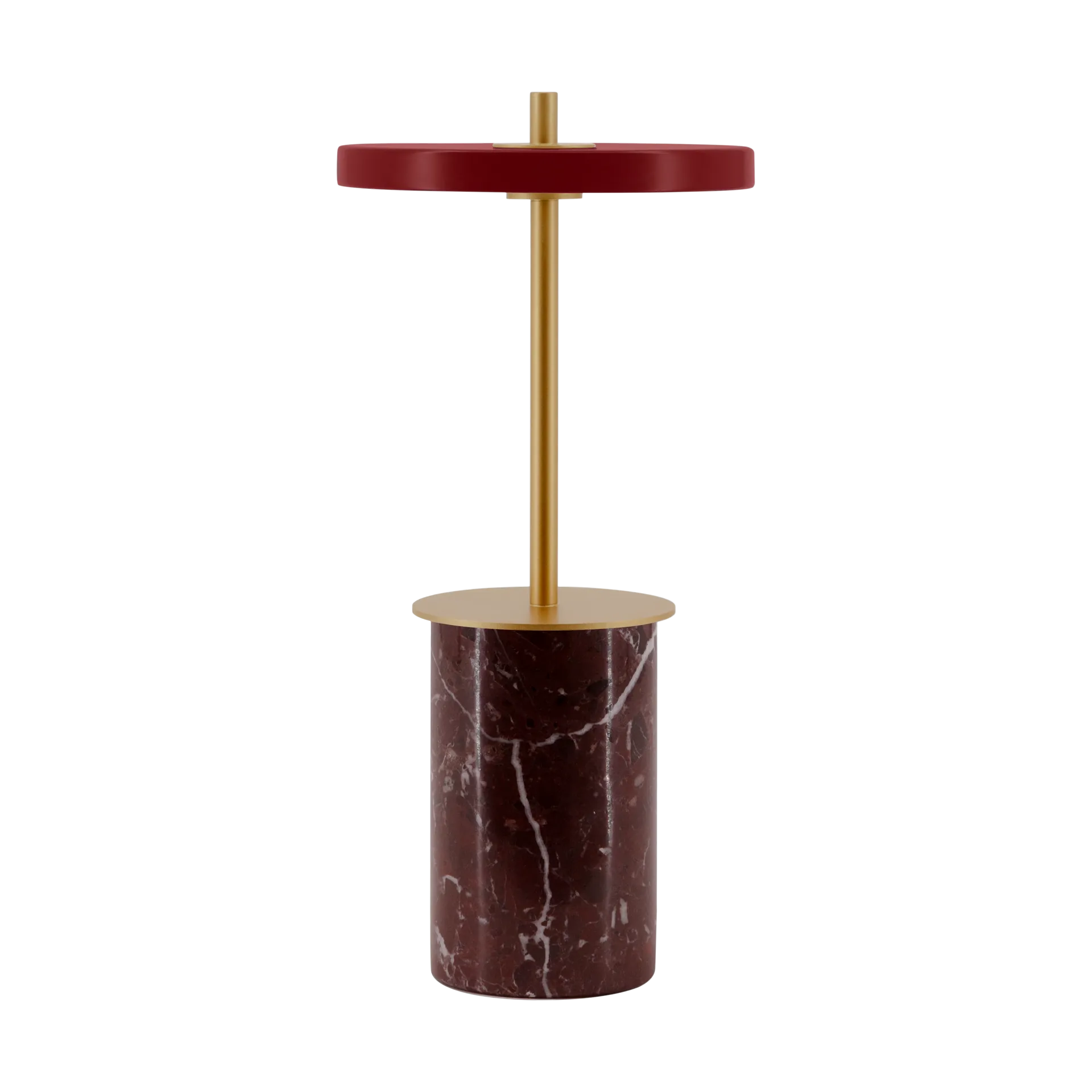 Umage Asteria Move Mini pöytävalaisin Ø12x25,5 cm Red marble