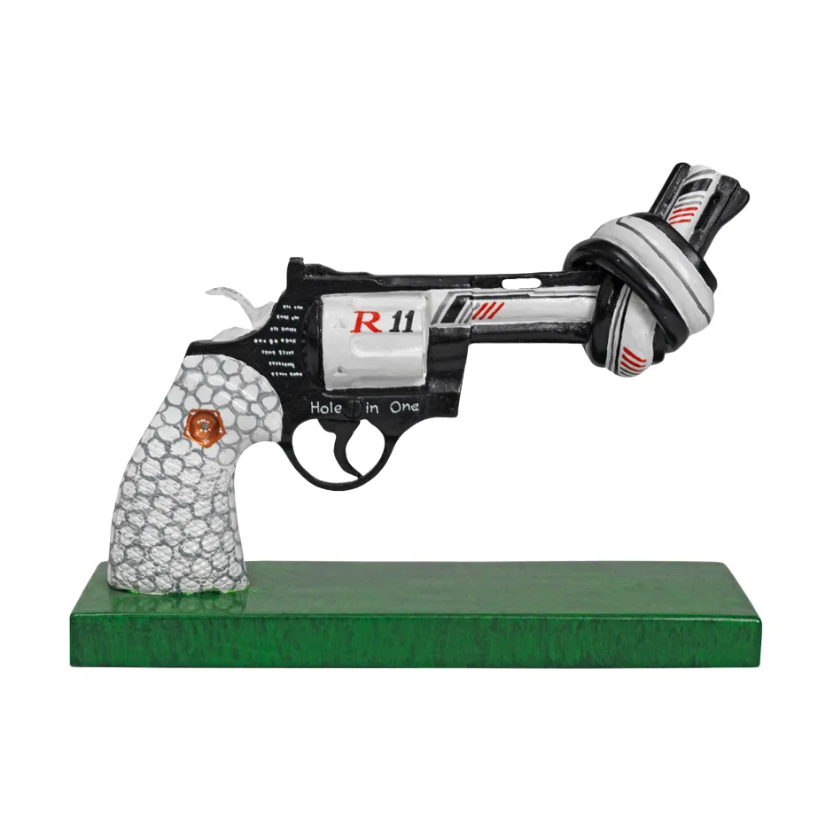 Non Violence Drive for Peace koriste 30 cm Multi