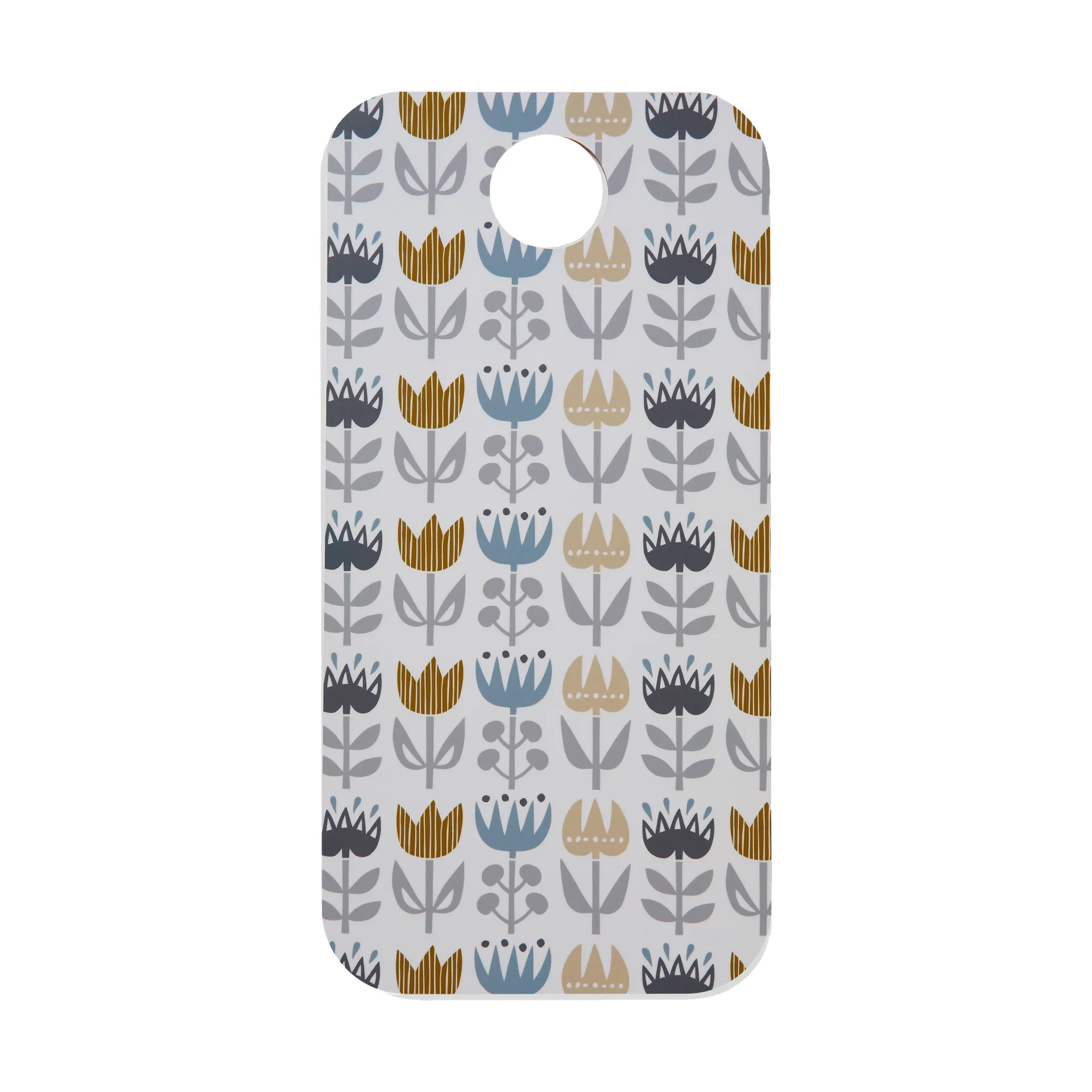 Klippan Yllefabrik Tulip leikkuulauta 20x40 cm Grey-multi