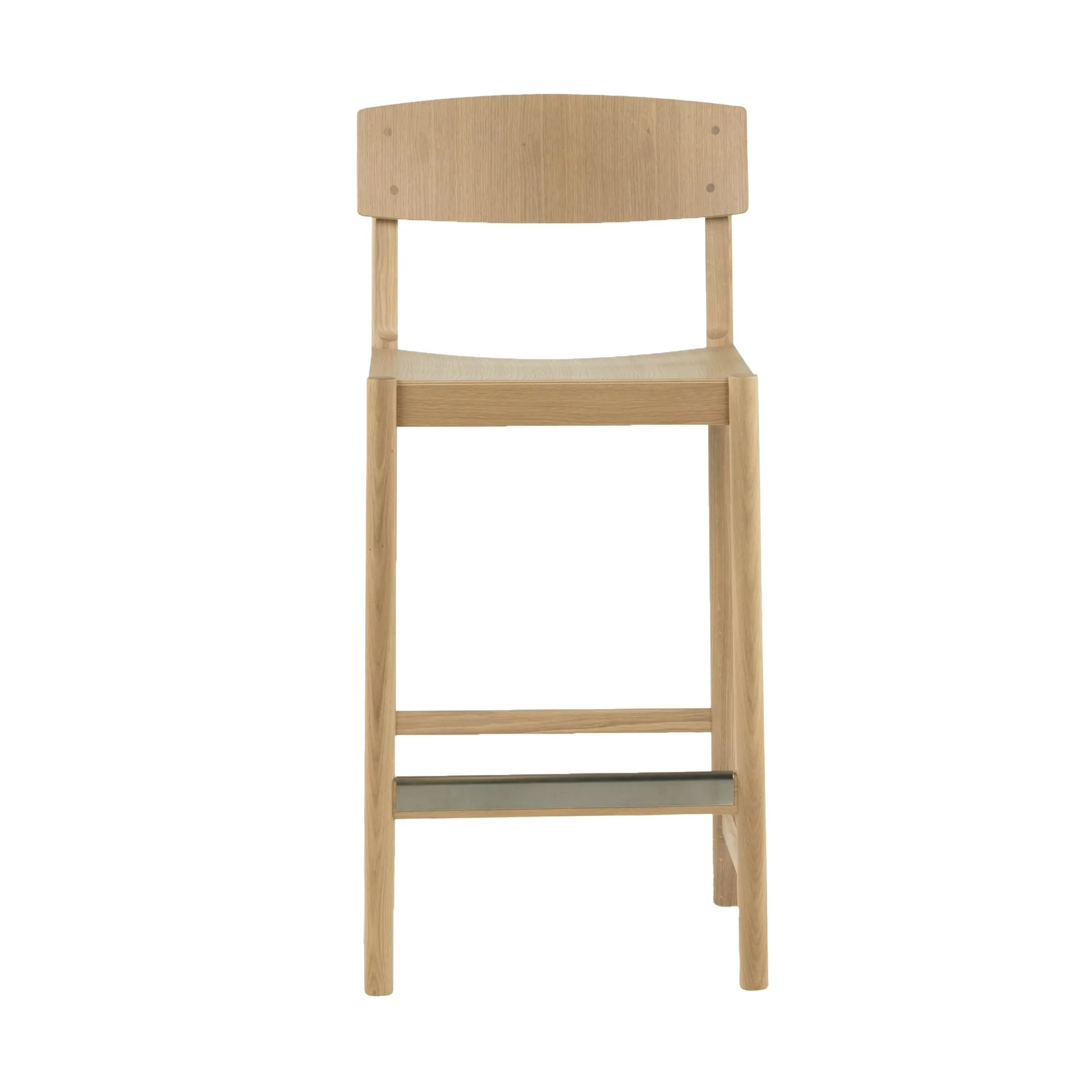 Mavis Rod baarituoli 65 cm Valkopigmentoitu mattalakattu tammi