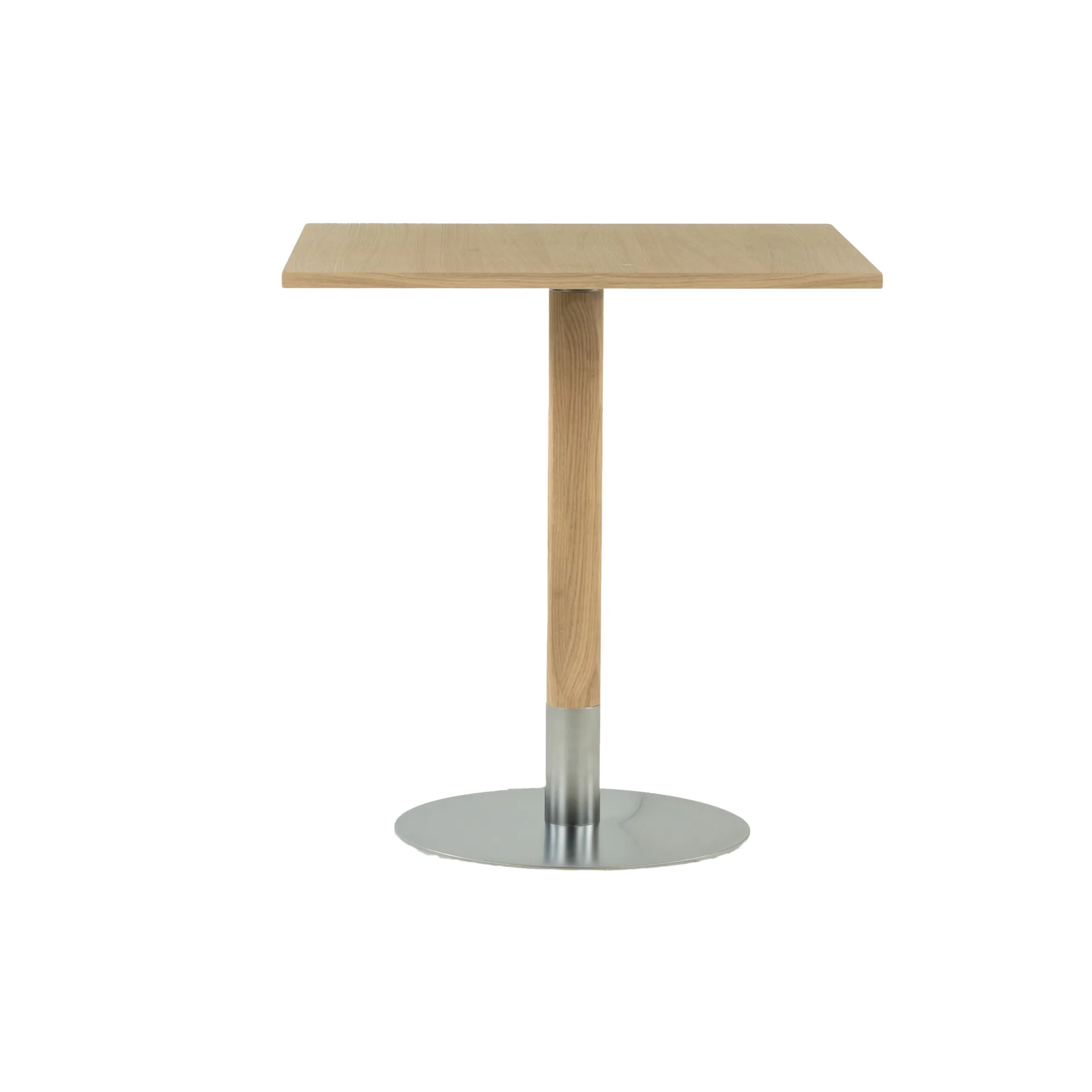 Mavis Punainen kahvipöytä 70x70 cm Valkopigmentoitu mattalakattu tammi