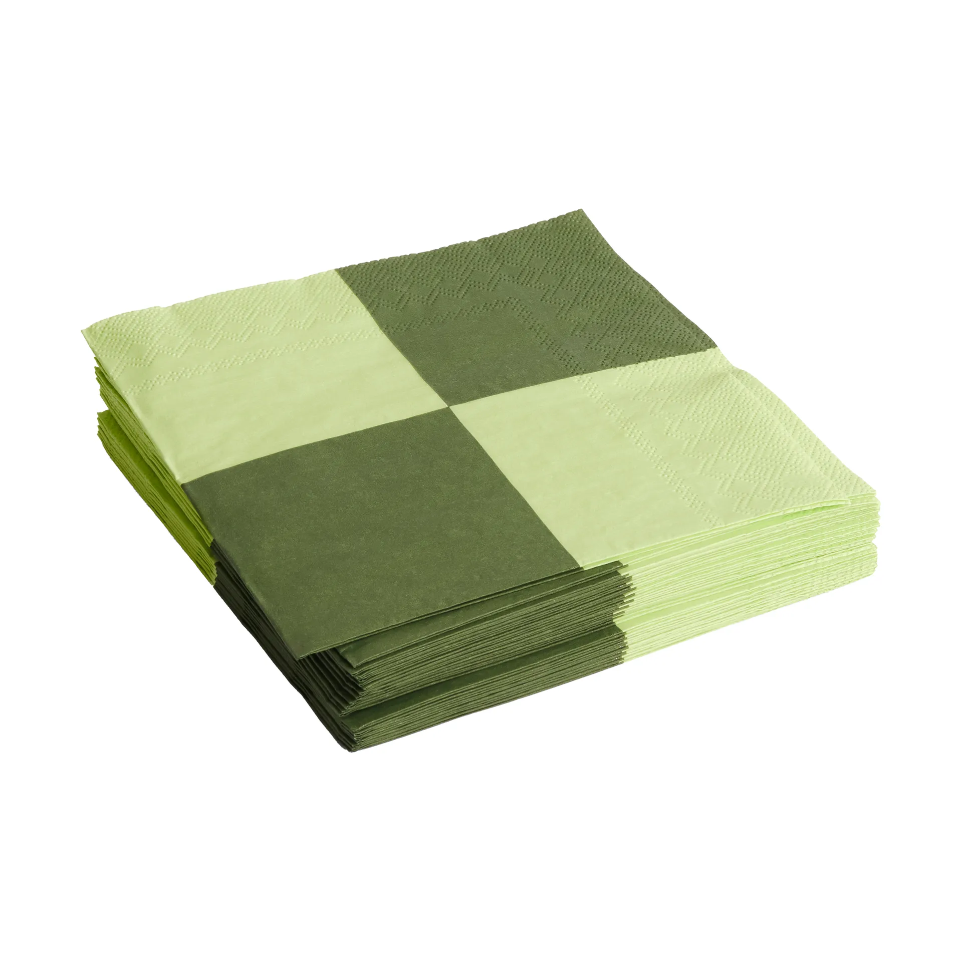 HAY Pattern Dinner Check servietti 40x40 cm 20-pakkaus Light green-dusty green L