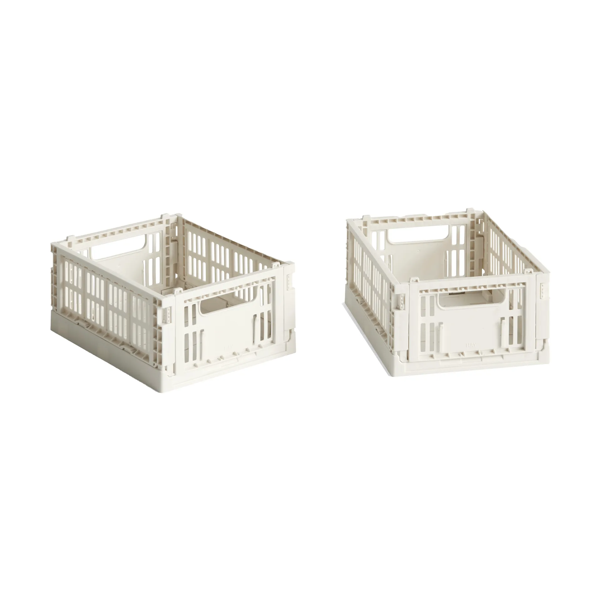 HAY HAY Colour Crate Mini 2-pack 13x17 cm Off white