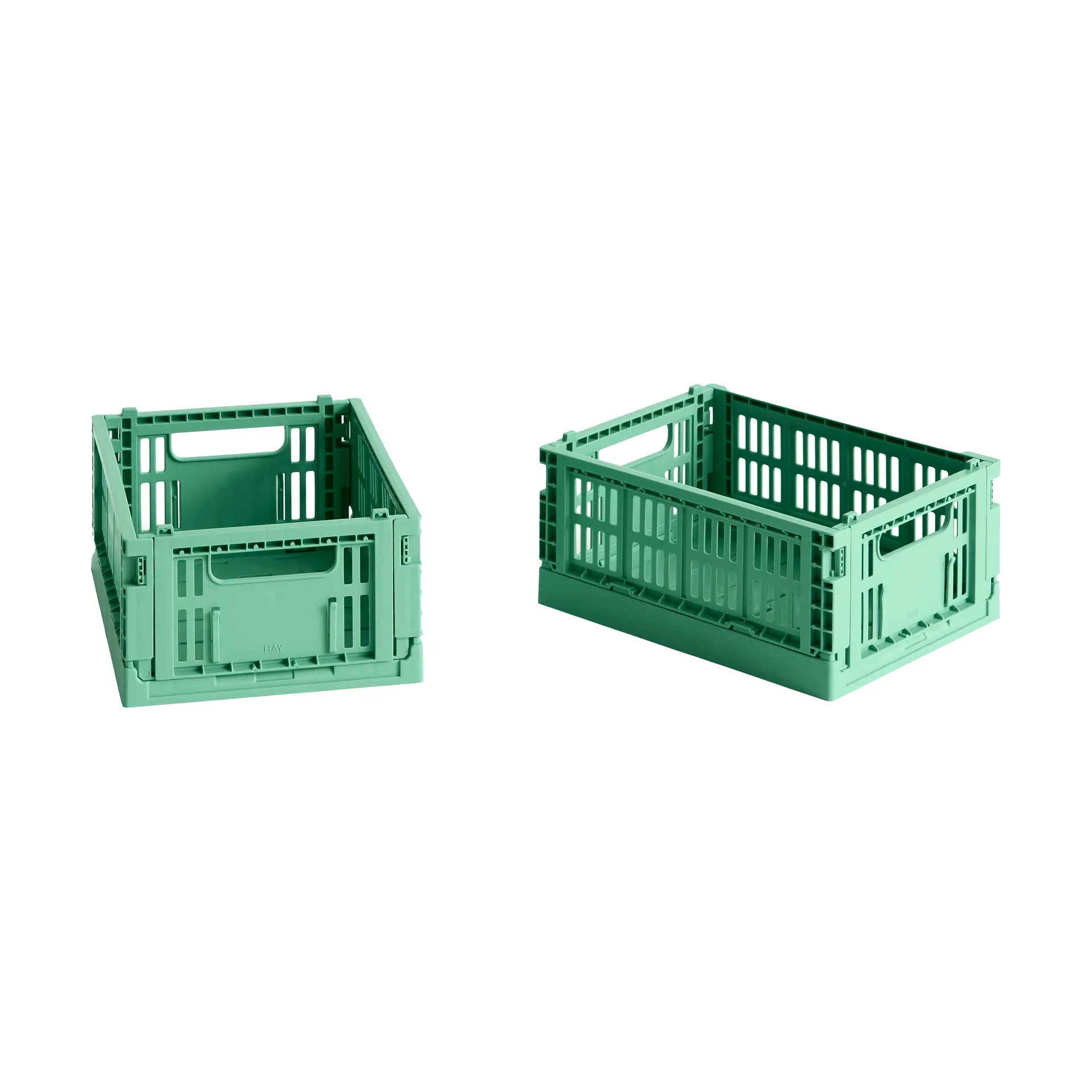HAY HAY Colour Crate Mini 2-pack 13x17 cm Dark mint