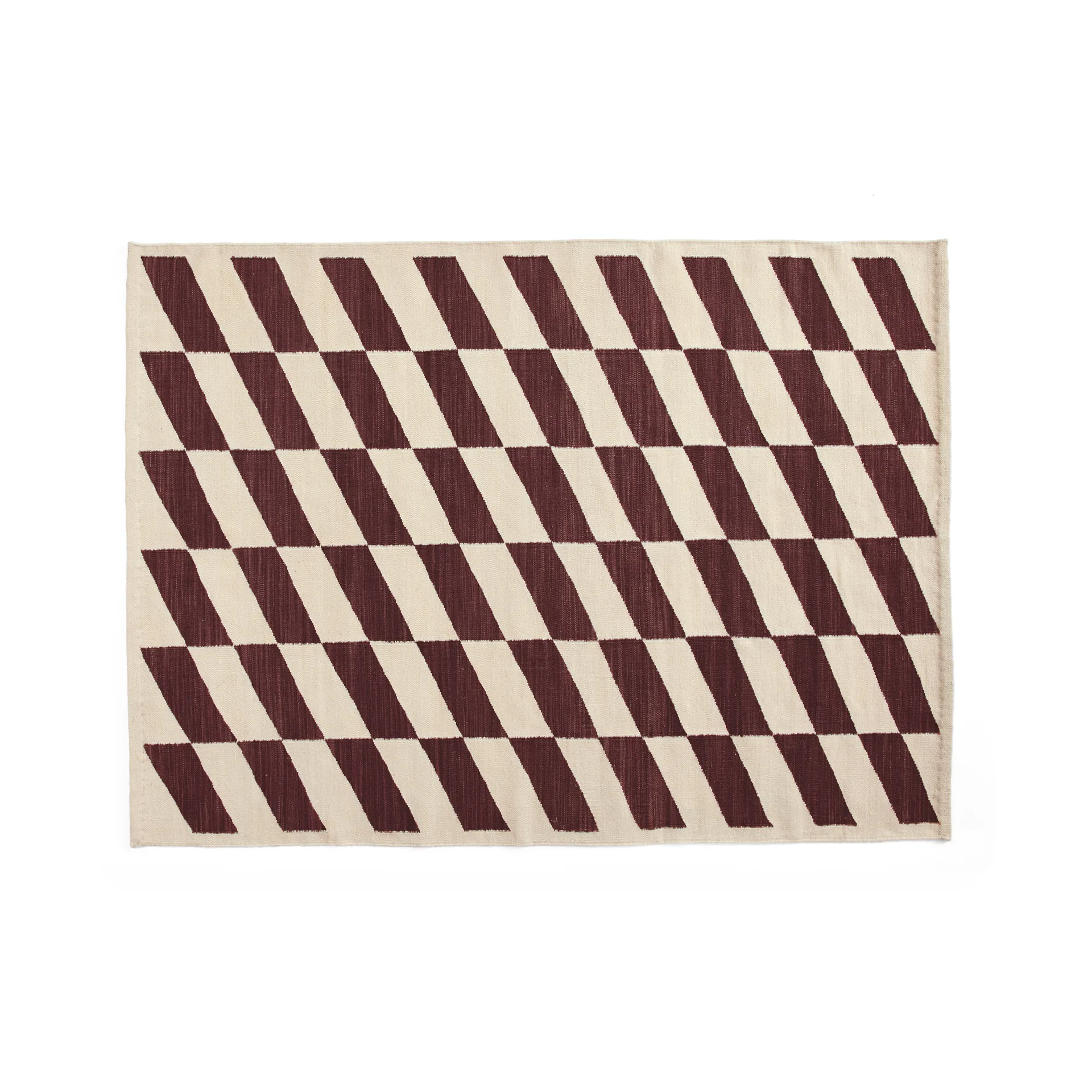 HAY Shift Kelim matto 140x200 cm Burgundy