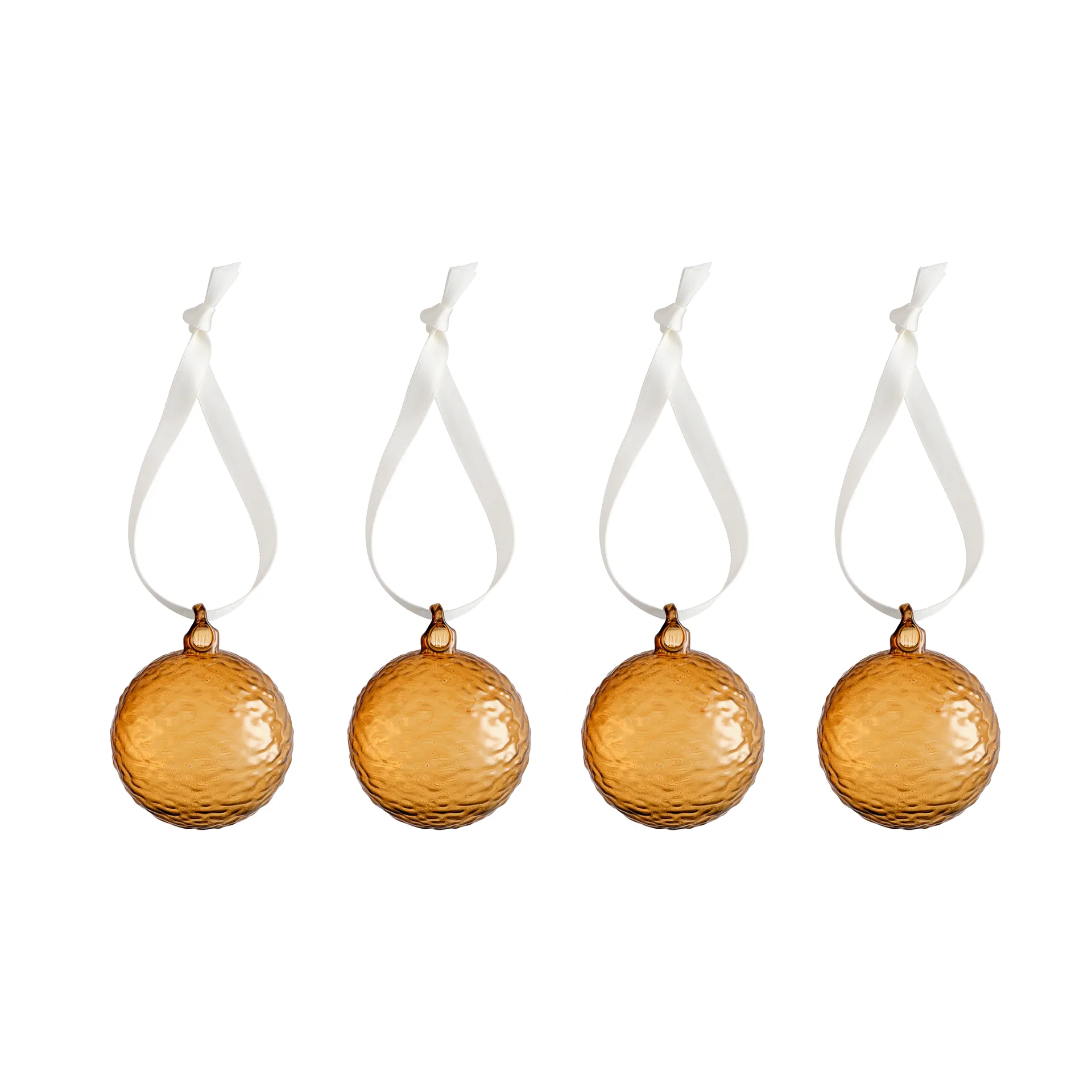 Cooee Design Gry Marble joulupallo Ø5 cm Cognac