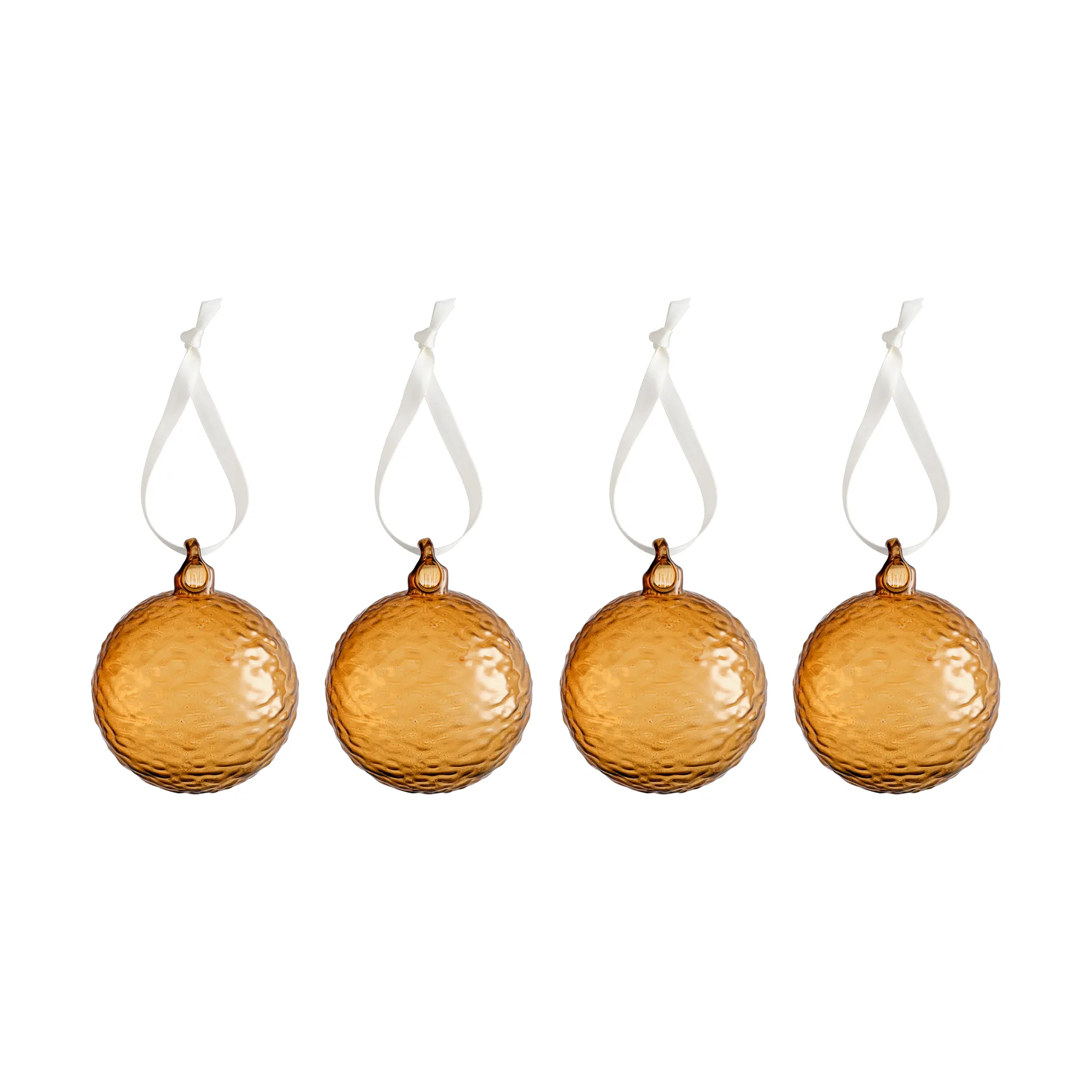 Cooee Design Gry Marble joulupallo Ø8 cm Cognac