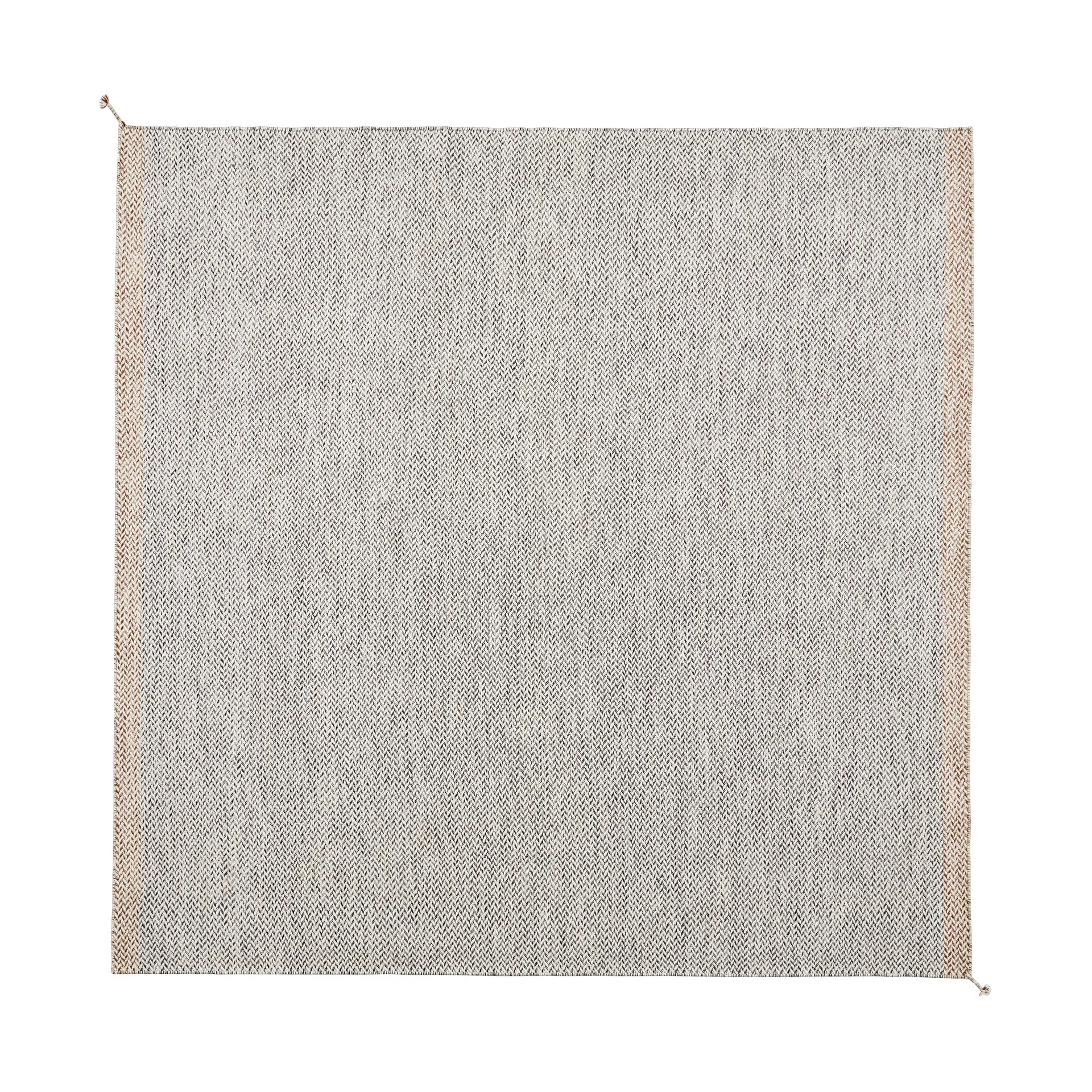 Muuto Ply villamatto 240x240 cm Black-white