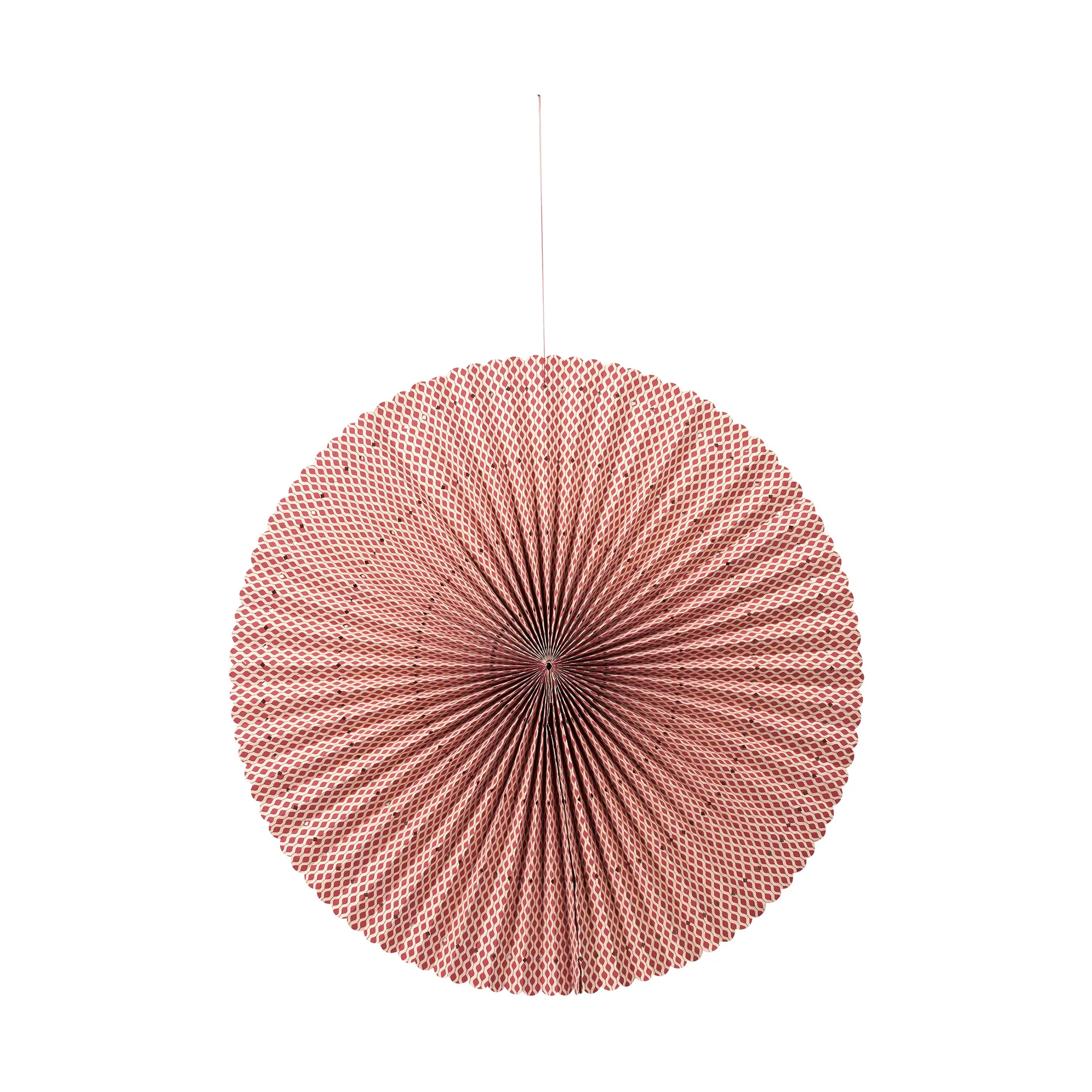 Broste Copenhagen Stella rosetti adventtitähti L Ø60 cm Pompeian red-natural