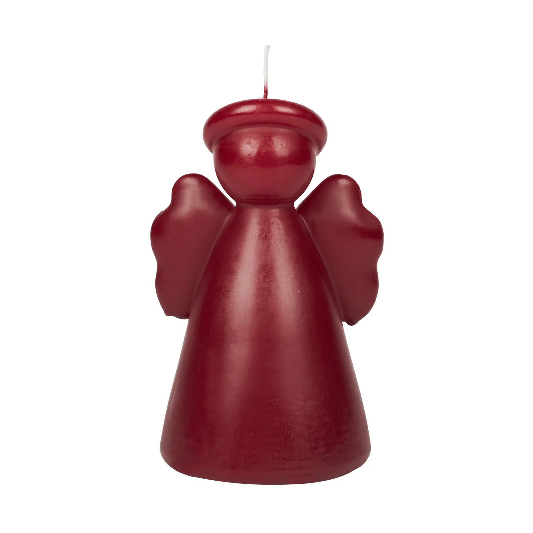 Broste Copenhagen Angel veistos valo 14 cm Burgundy