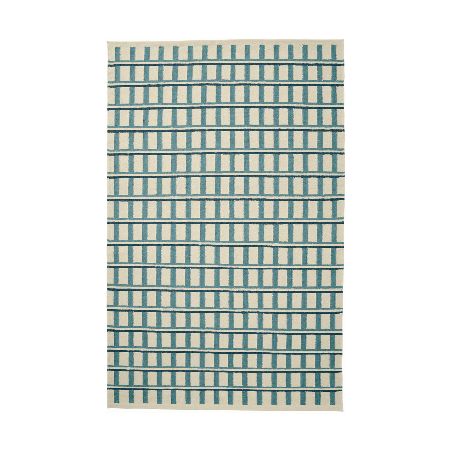 Chhatwal & Jonsson Mysore villamatto 230x320 cm Off white-heaven blue