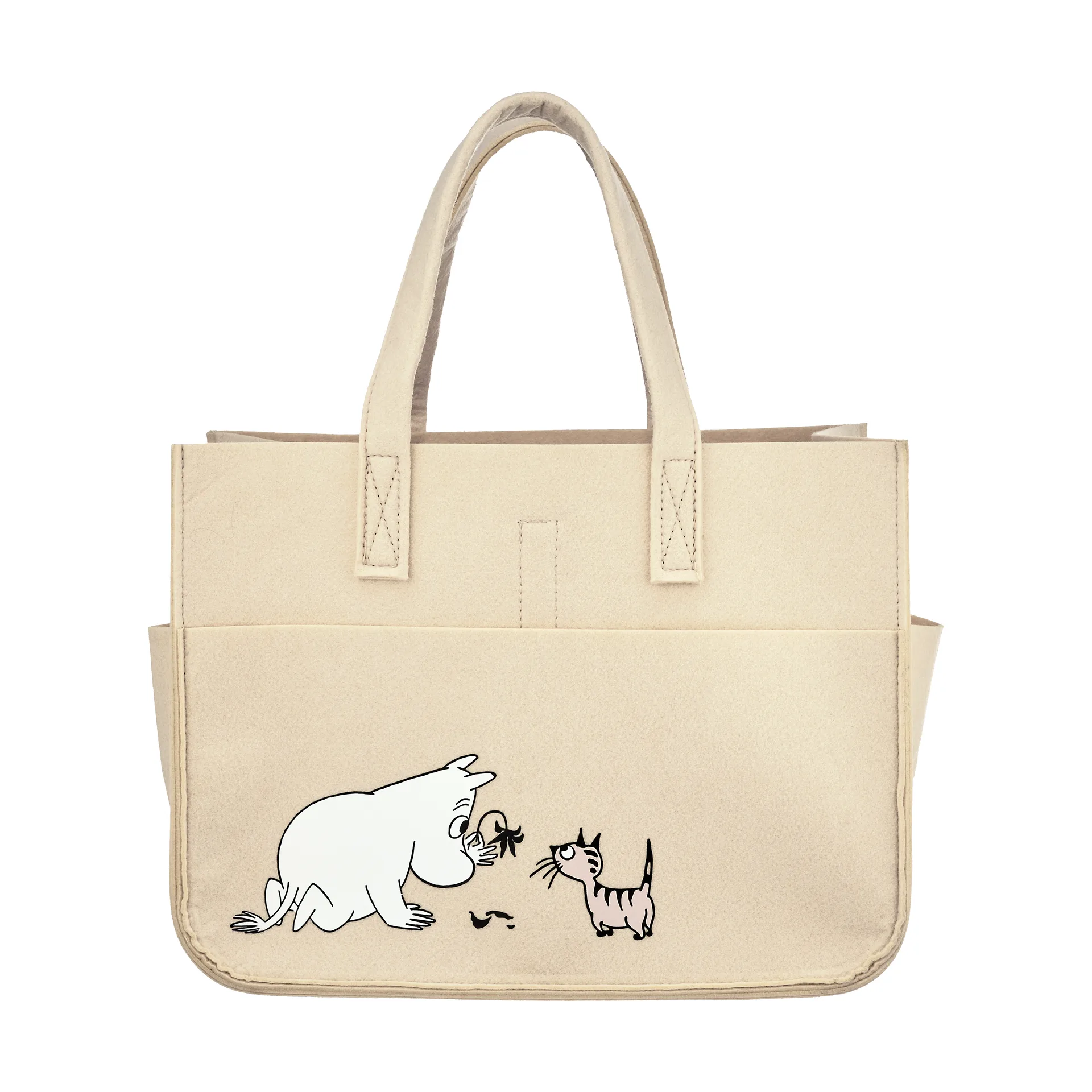 Muurla Muumi pets säilytyskori 25x40 cm Beige