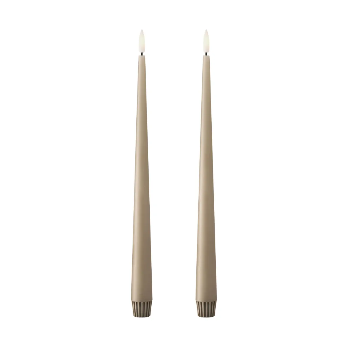 ester & erik ester & erik kruunukynttilä LED 2 kpl 18 Nougat note , 30 cm