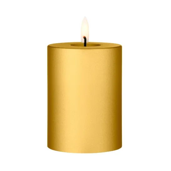 ester & erik ester & erik LED-pöytäkynttilä 90 Gold Metallic, 10 cm