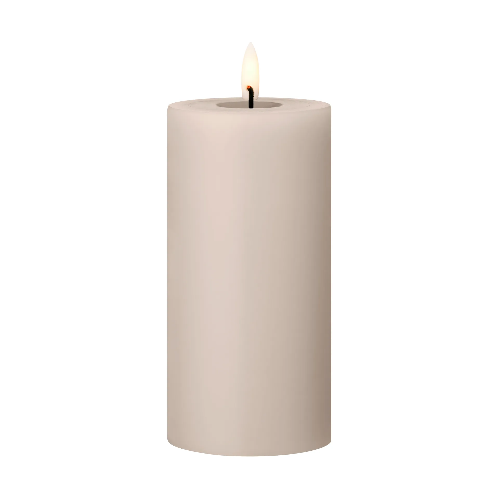 ester & erik ester & erik LED-pöytäkynttilä 22 Linen Grey, 15 cm