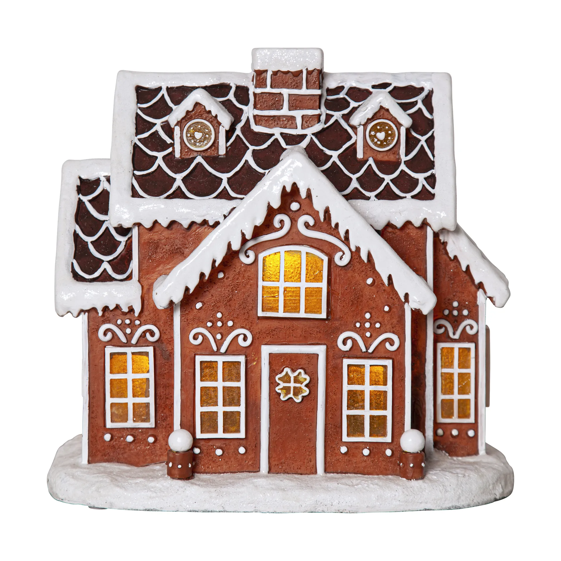 Star Trading Panorama-gingerville joulukylä Ruskea