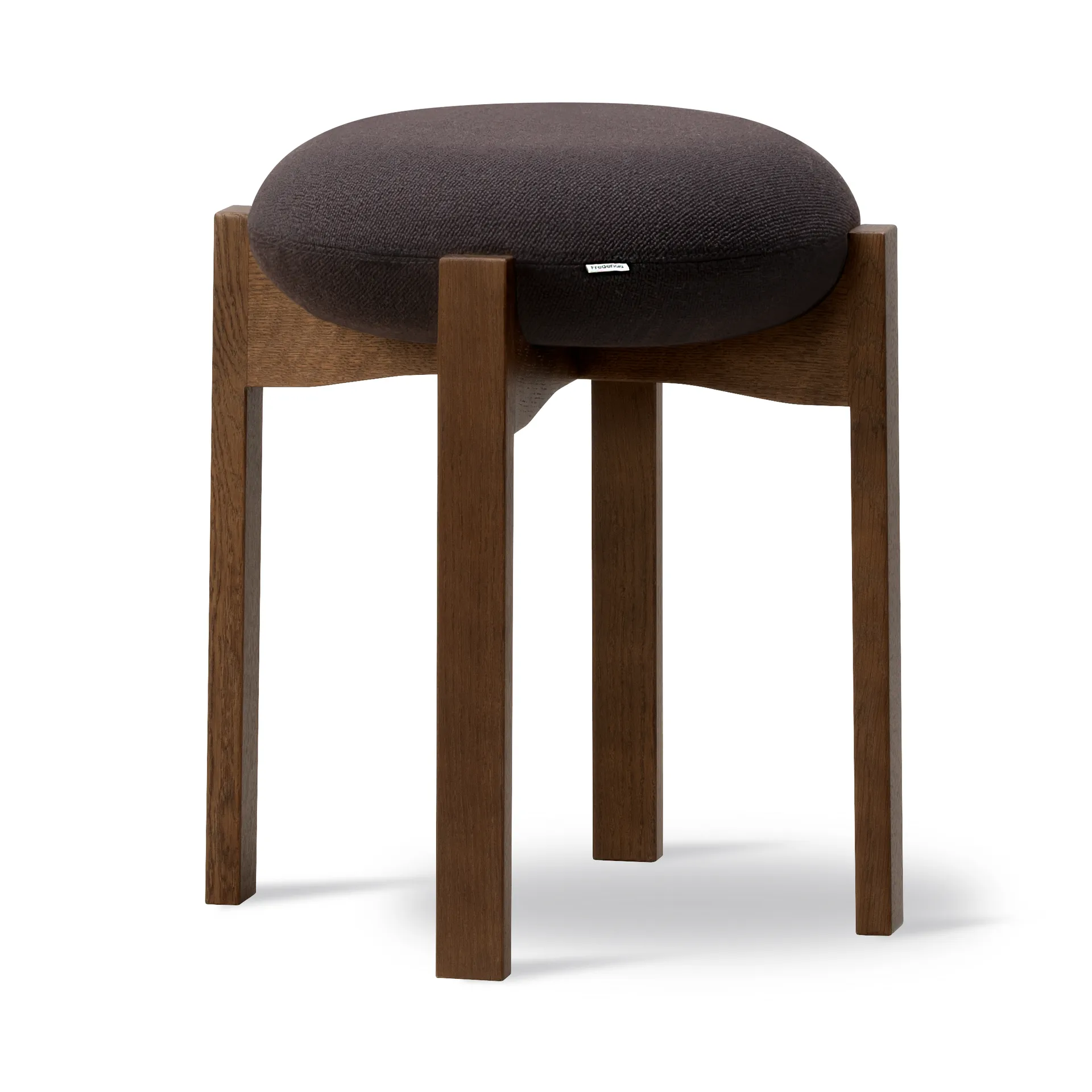 Fredericia Furniture Pioneer jakkara matala Vidar 386 - rököljytty lakattu tammi