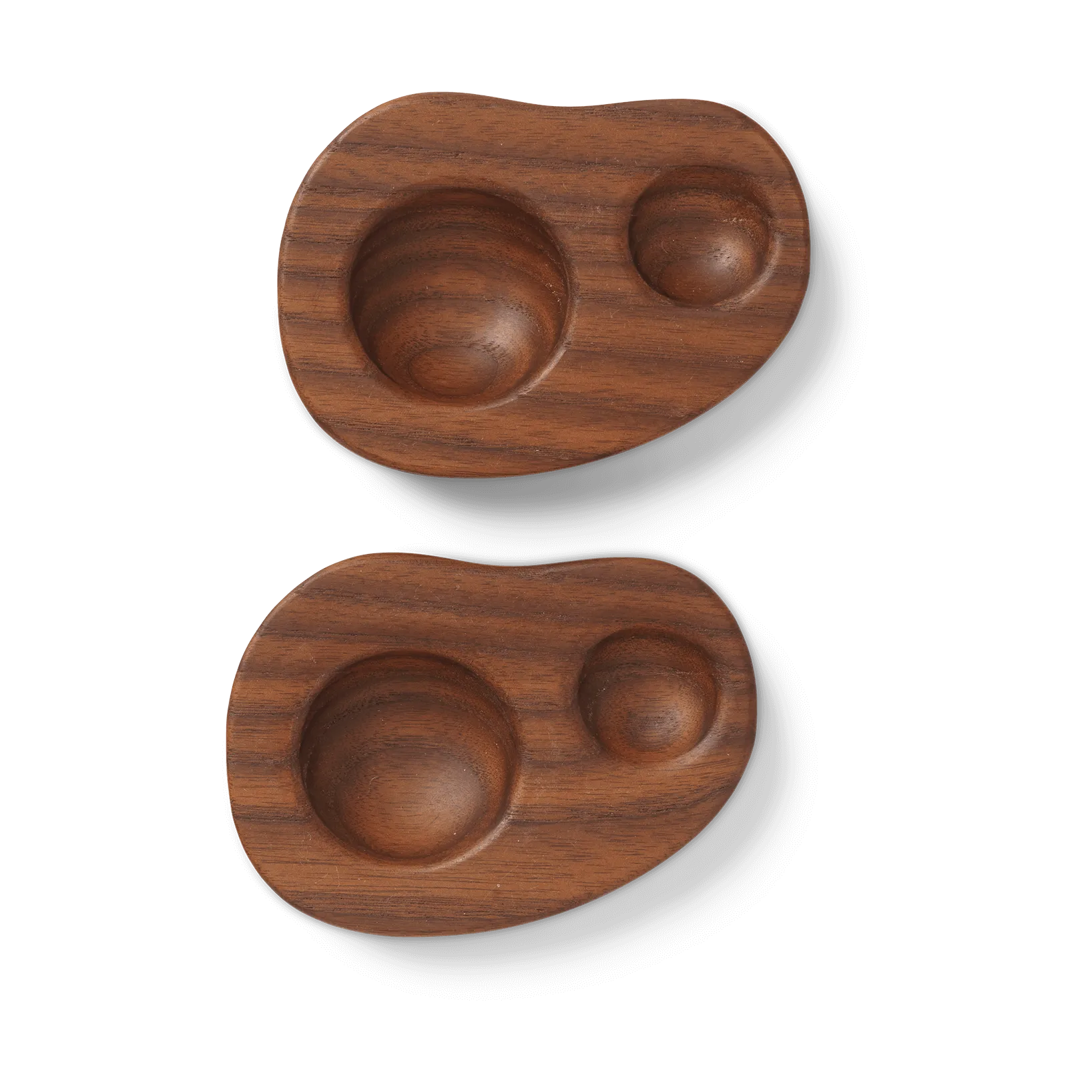 Ferm Living Cairn munakuppi 2-pakkaus Dark brown