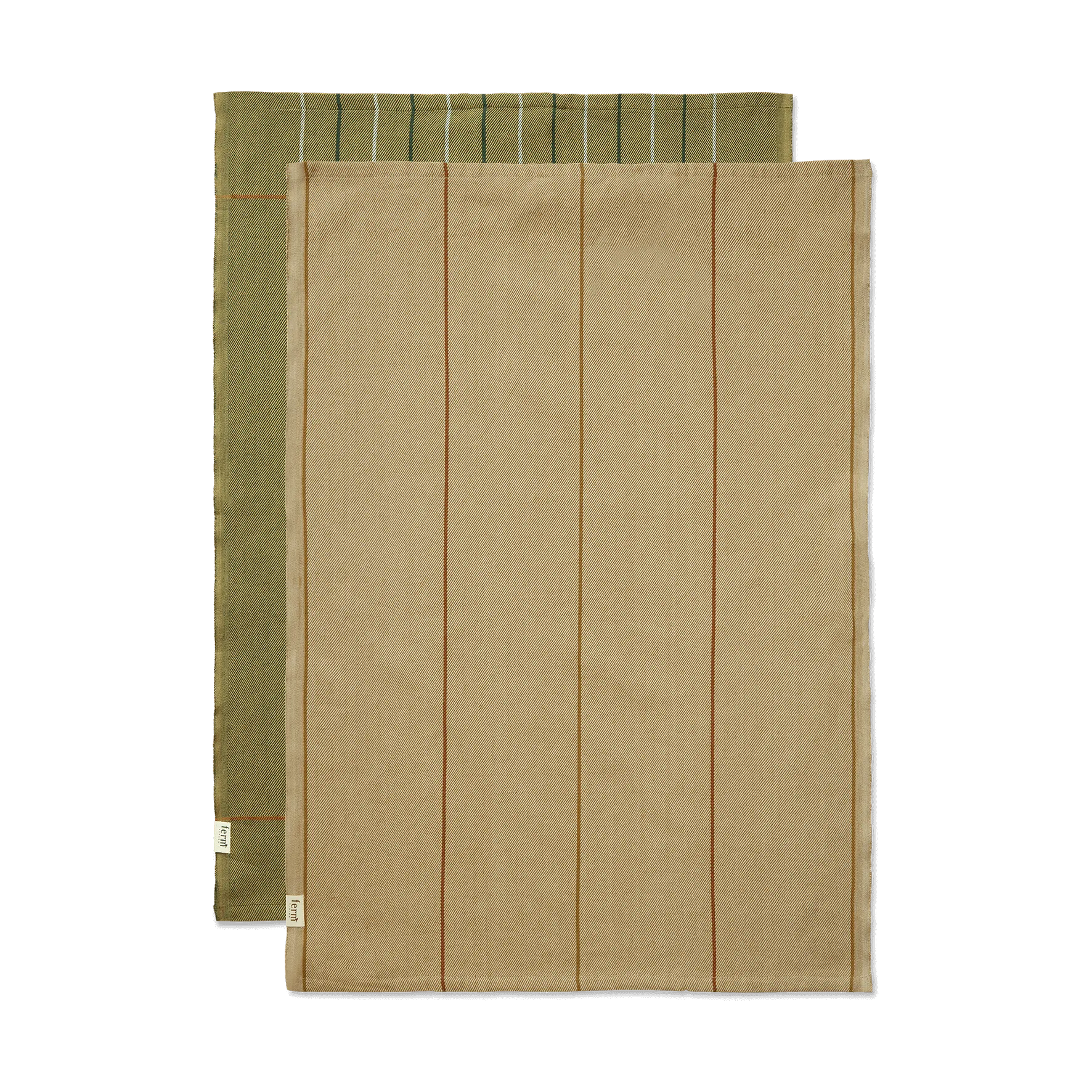 Ferm Living Ito keittiöpyyheliina 50x70 cm 2-pakkaus Seaweed-flax