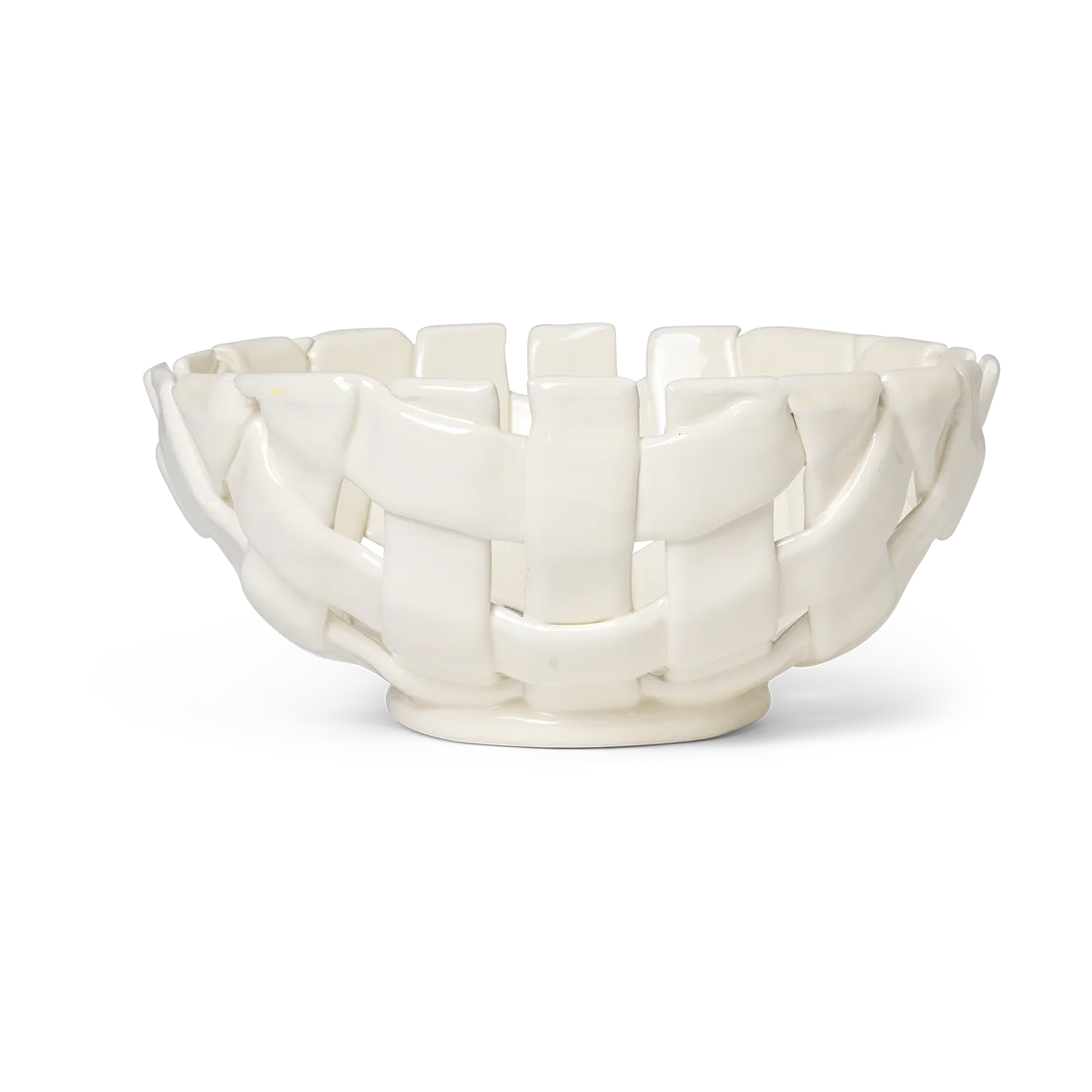 Ferm Living Plait kulho Ø24 cm Off white