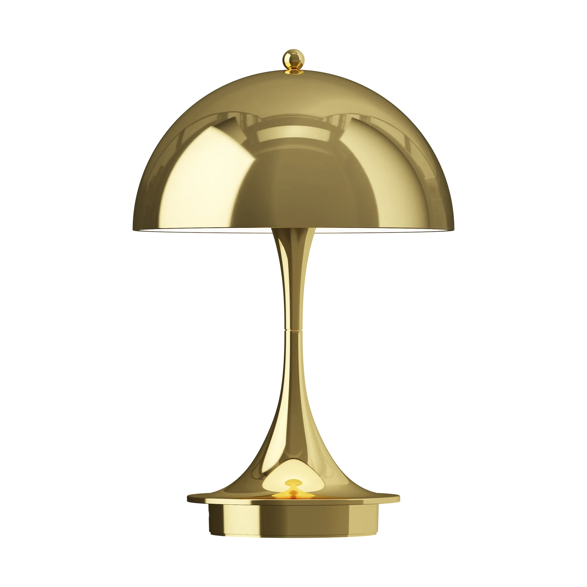 Louis Poulsen Panthella 160 Portable v3 pöytävalaisin Brass metallised