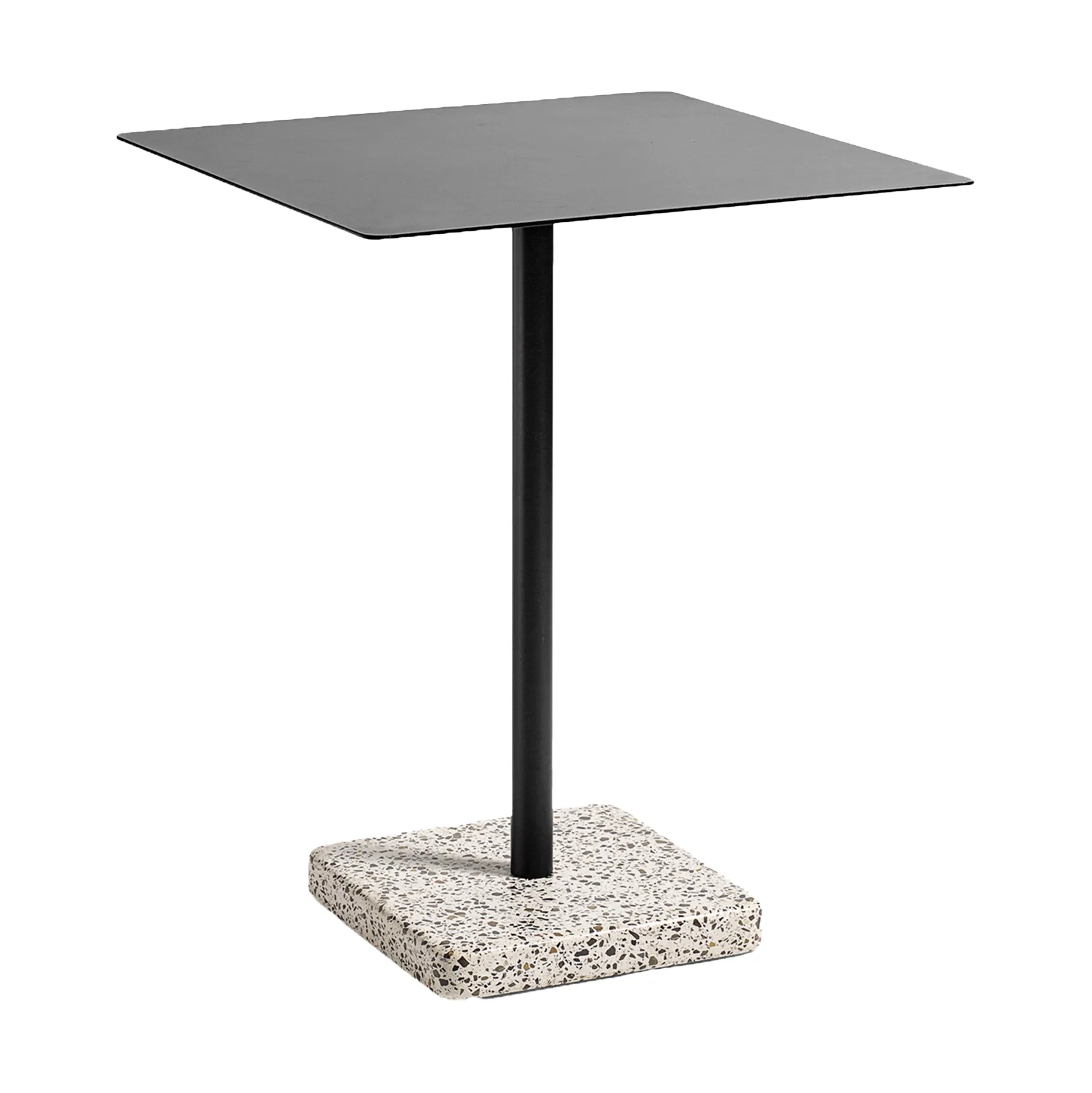 HAY Terrazzo ruokapöytä 60x60 cm Grey terrazzo-anthracite