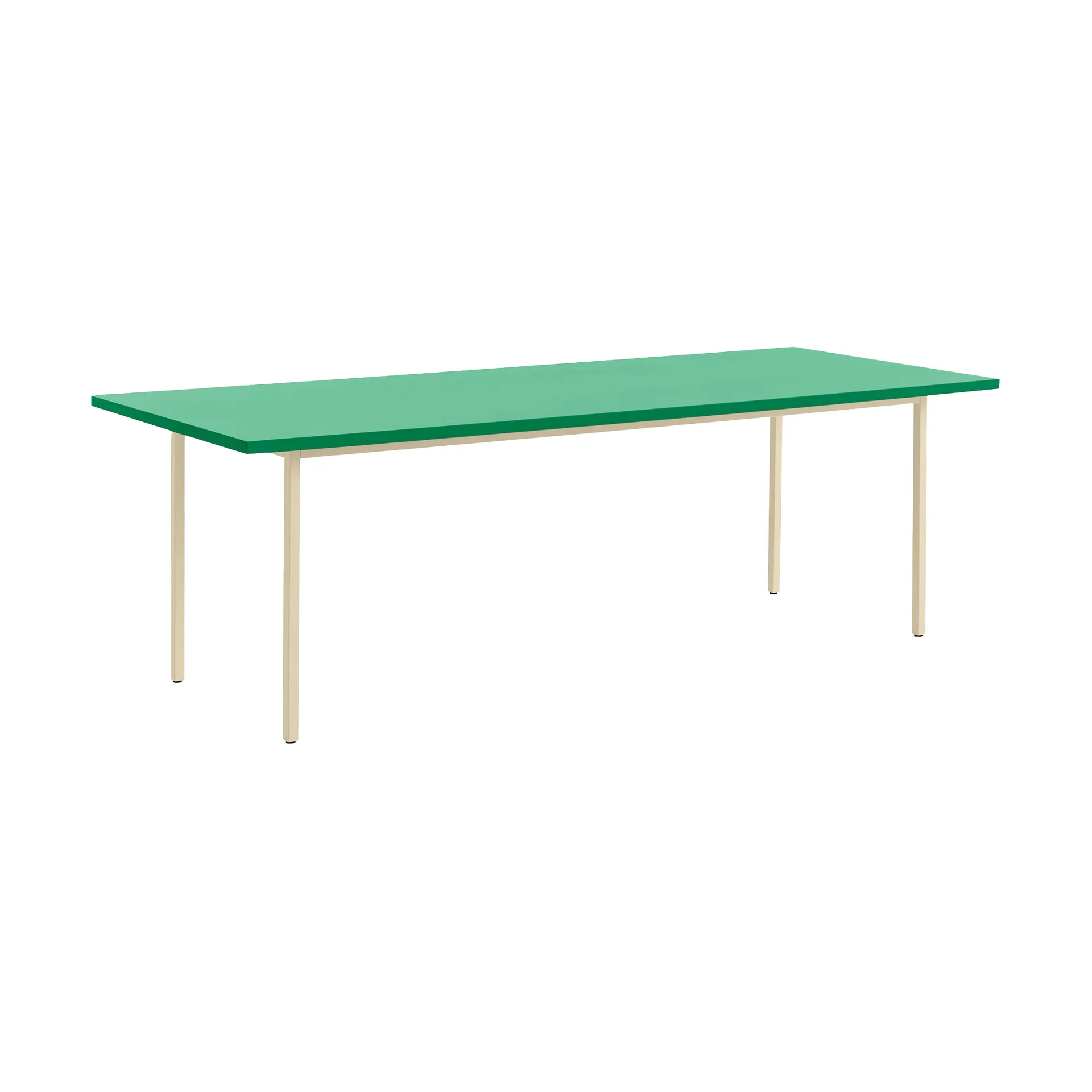 HAY Two-Colour ruokapöytä 90x240 cm Ivory-green mint