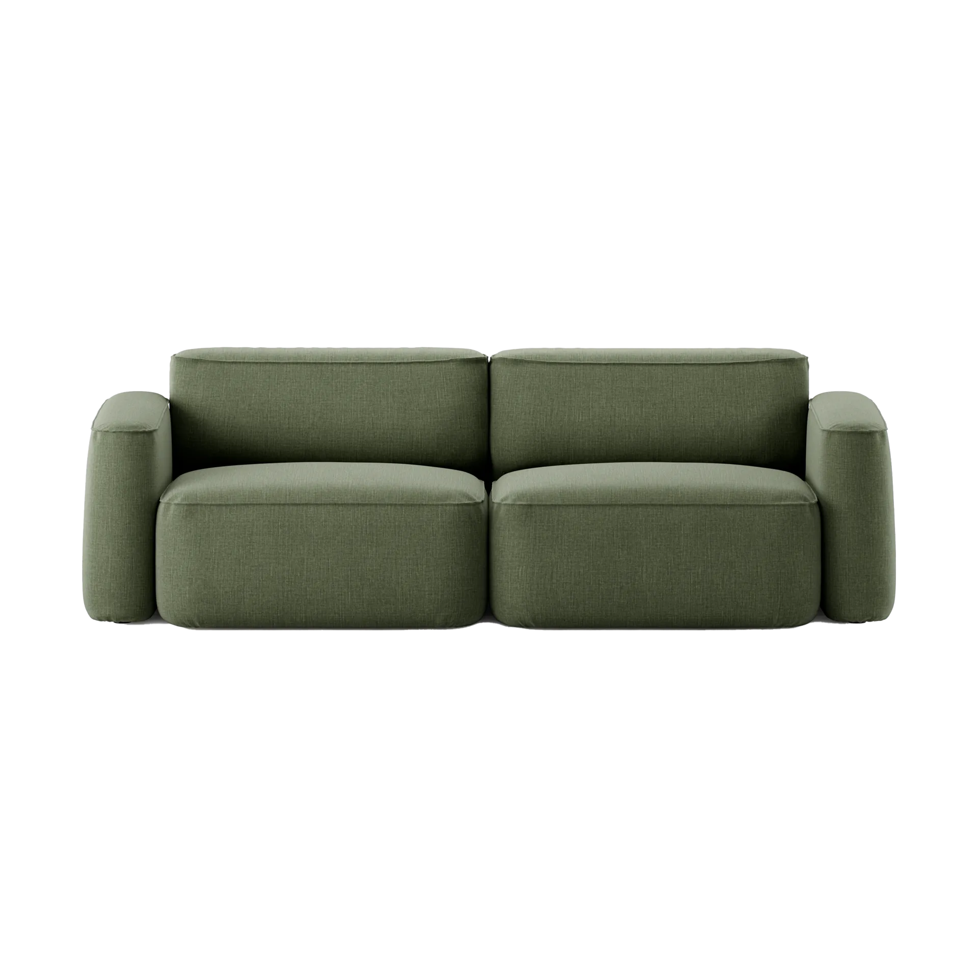 Massproductions Patch 2,5-istuttava sohva Linara 100 Tarragon