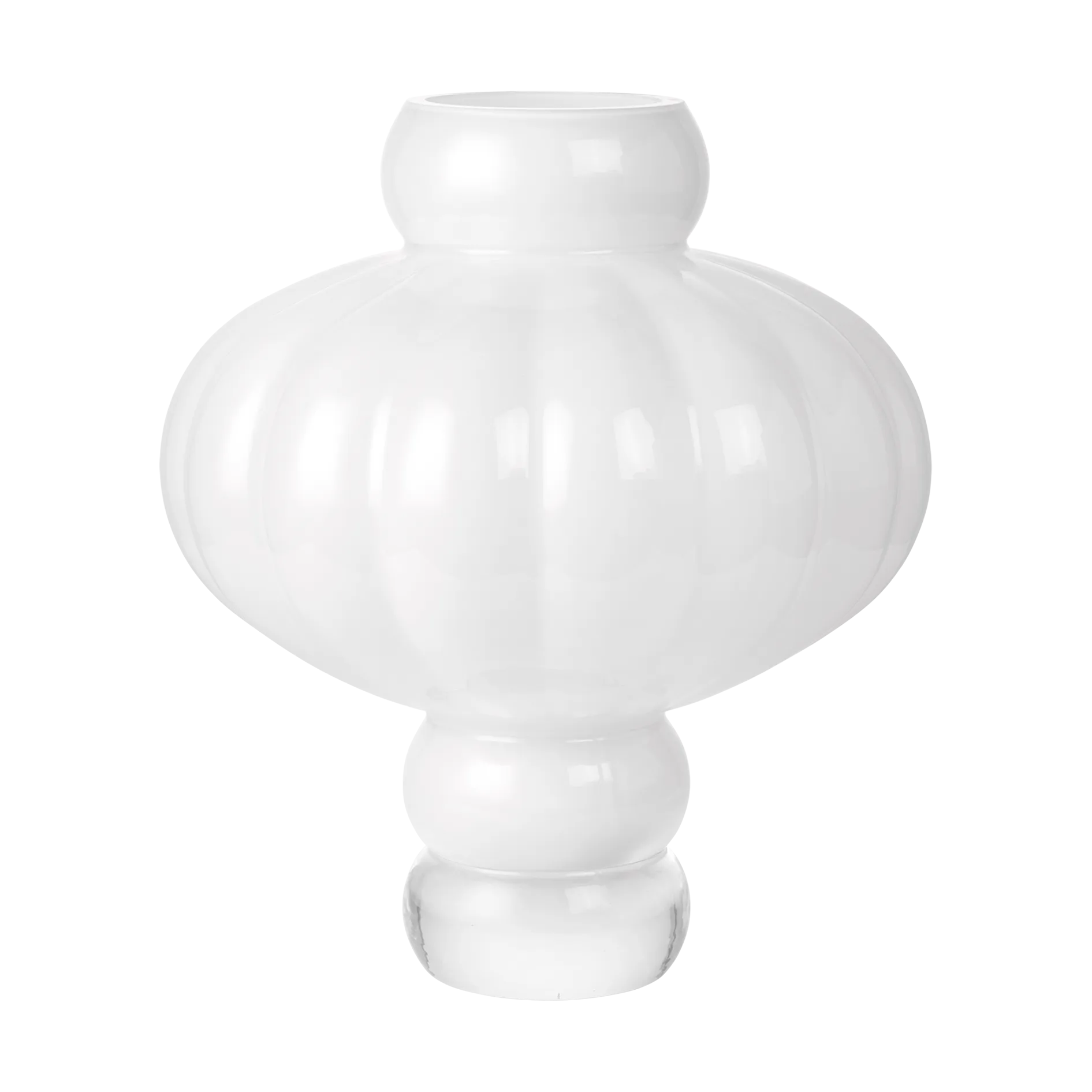 Louise Roe Balloon maljakko, 40 cm Opal White