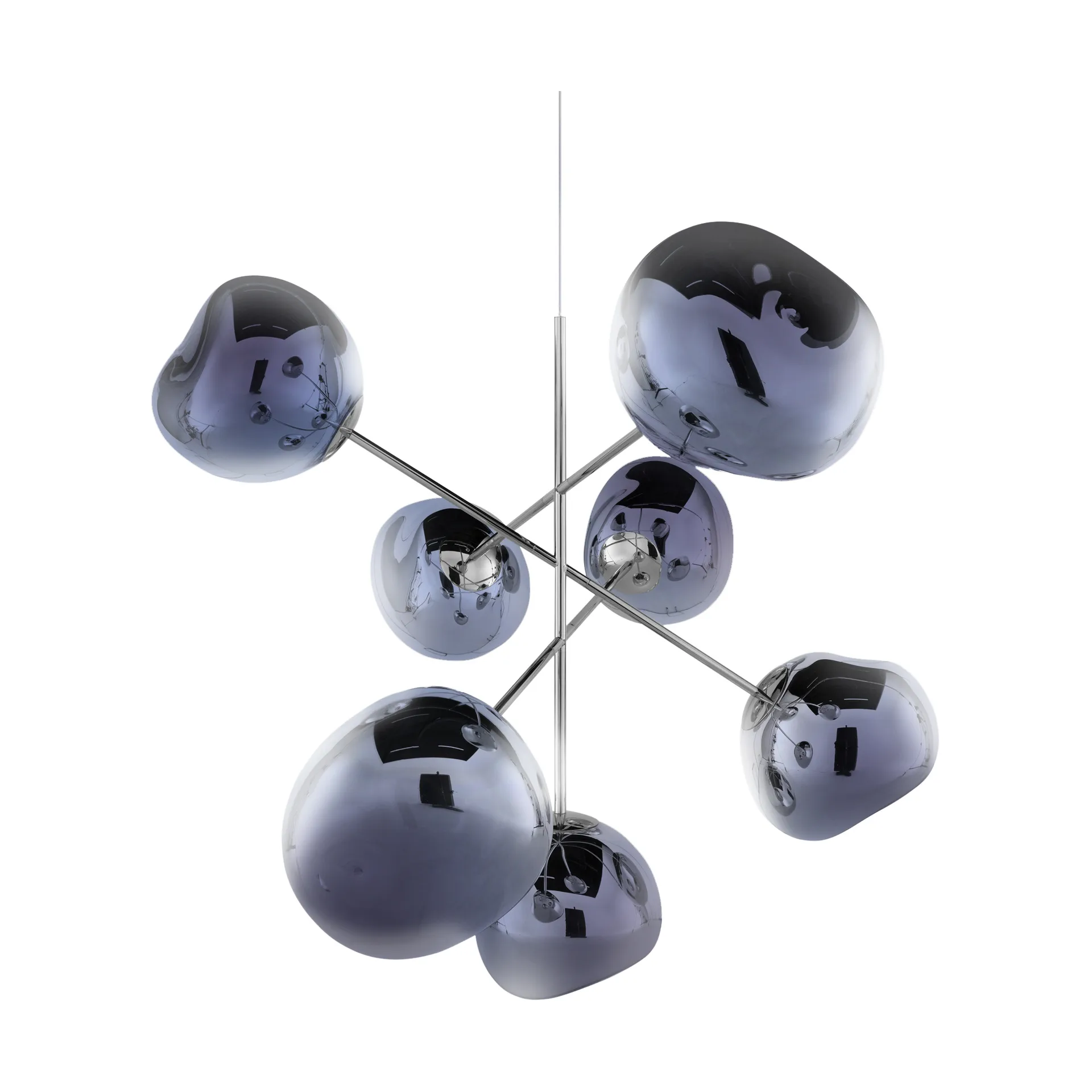 Tom Dixon Melt Chandelier suuri kattokruunu LED 196 cm Savu