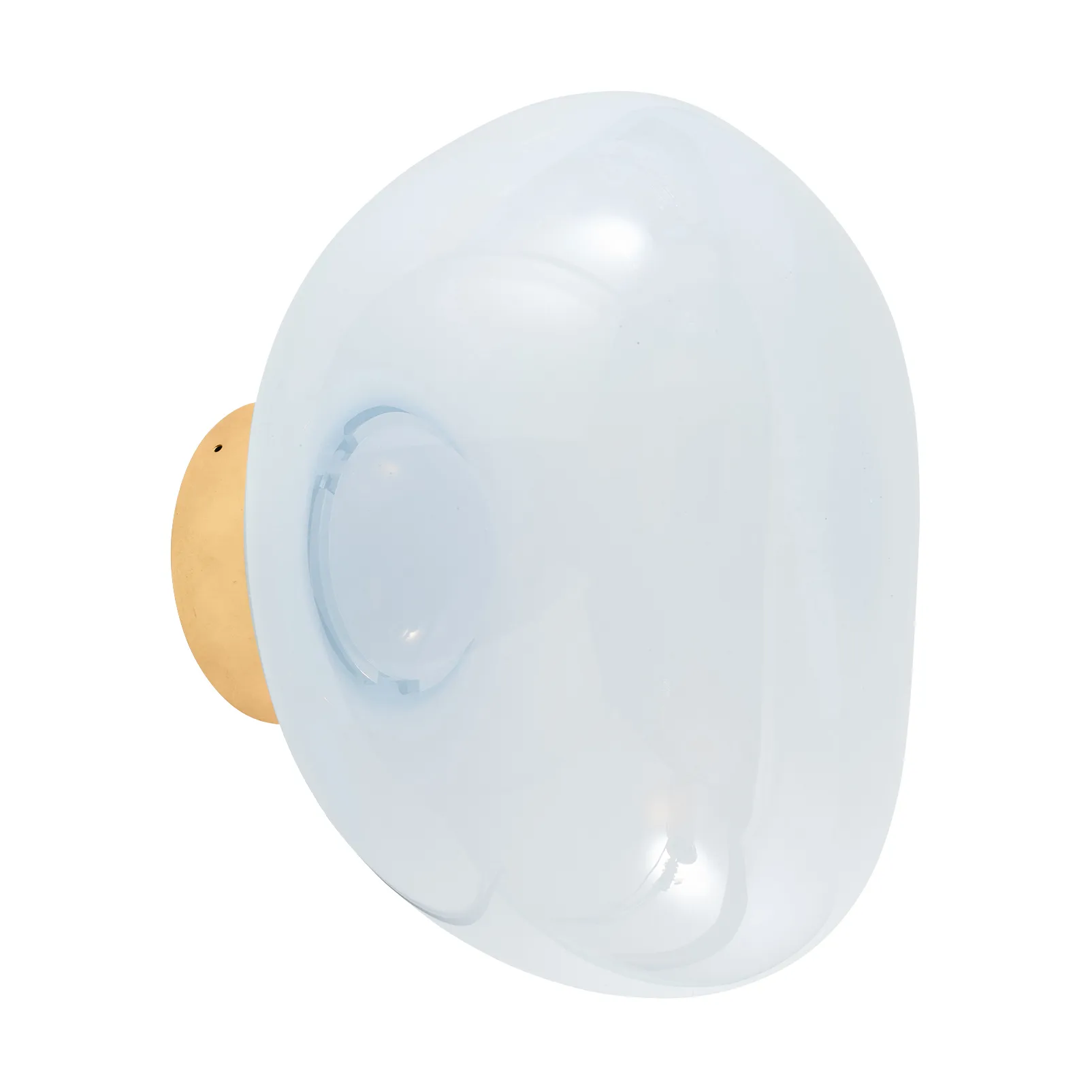 Tom Dixon Melt Surface mini seinävalaisin LED 30 cm Opal-gold