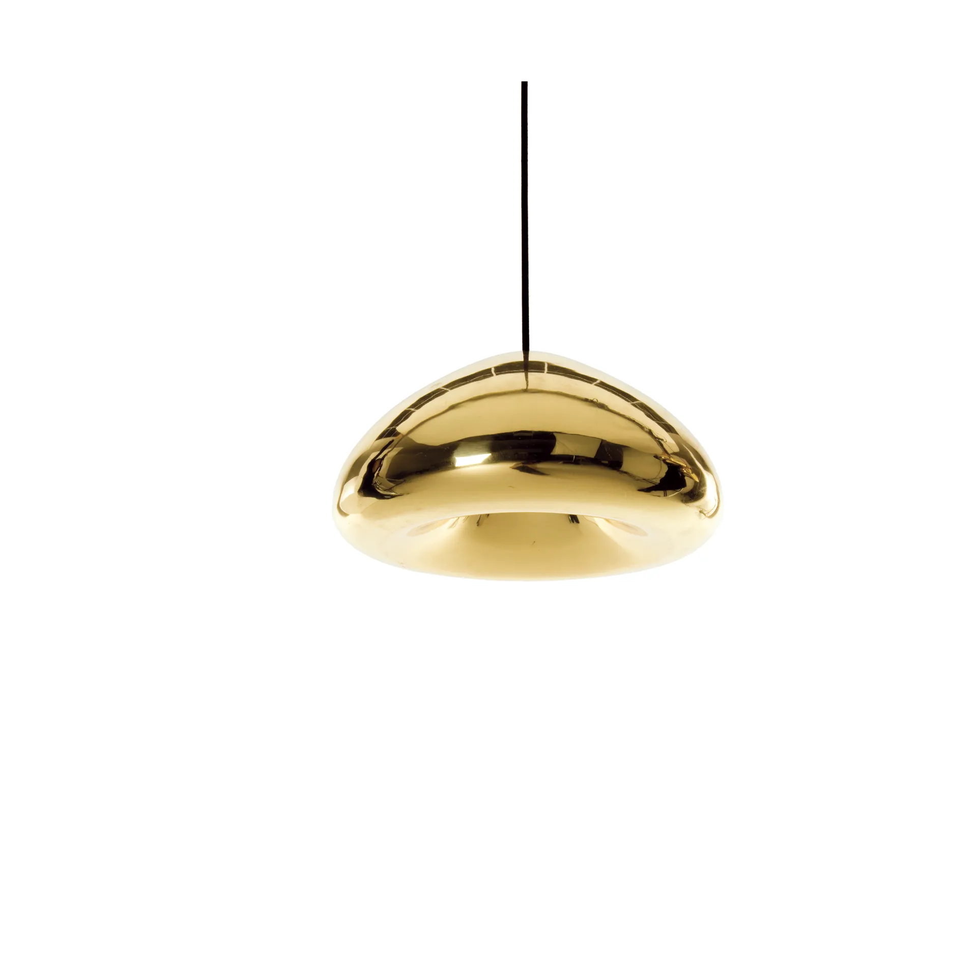 Tom Dixon Void-riippuvalaisin LED Ø30 cm Messinki