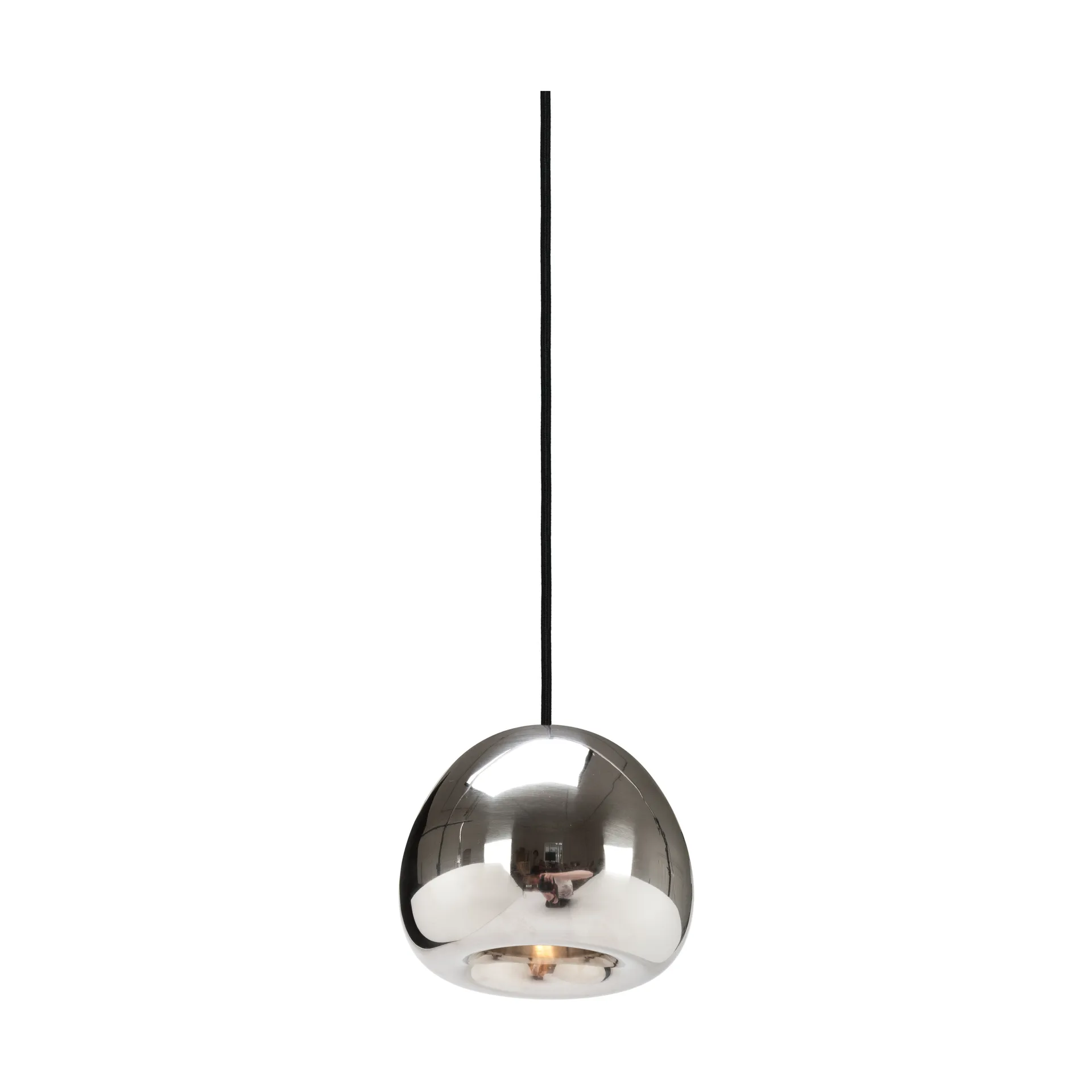 Tom Dixon Void-riippuvalaisin mini LED Ø15,5 cm Ruostumaton teräs